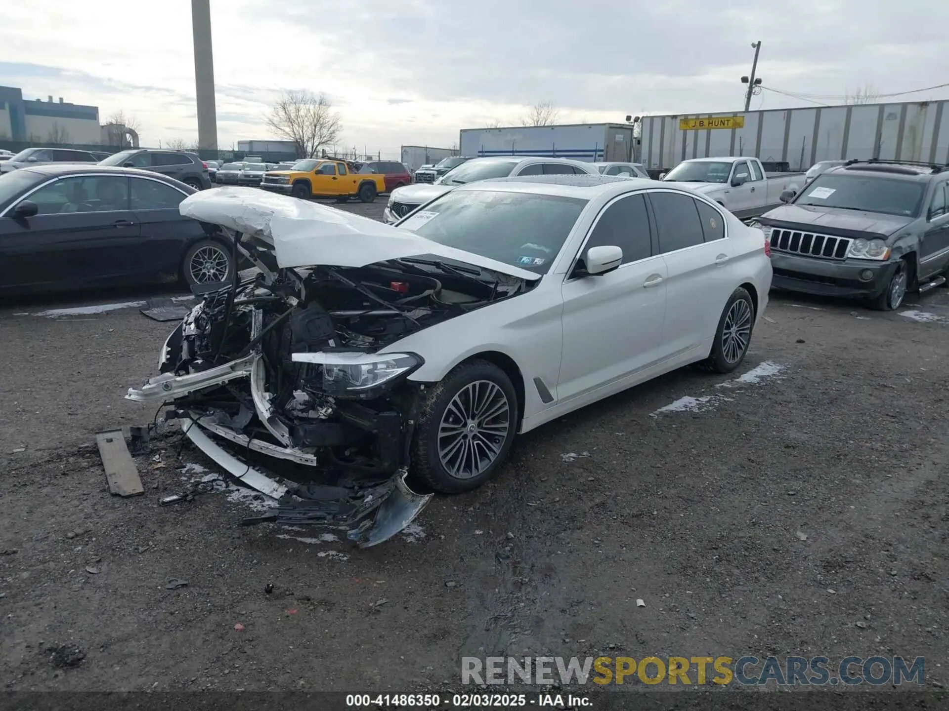 2 Photograph of a damaged car WBAJA7C55KWW09762 BMW 530I 2019