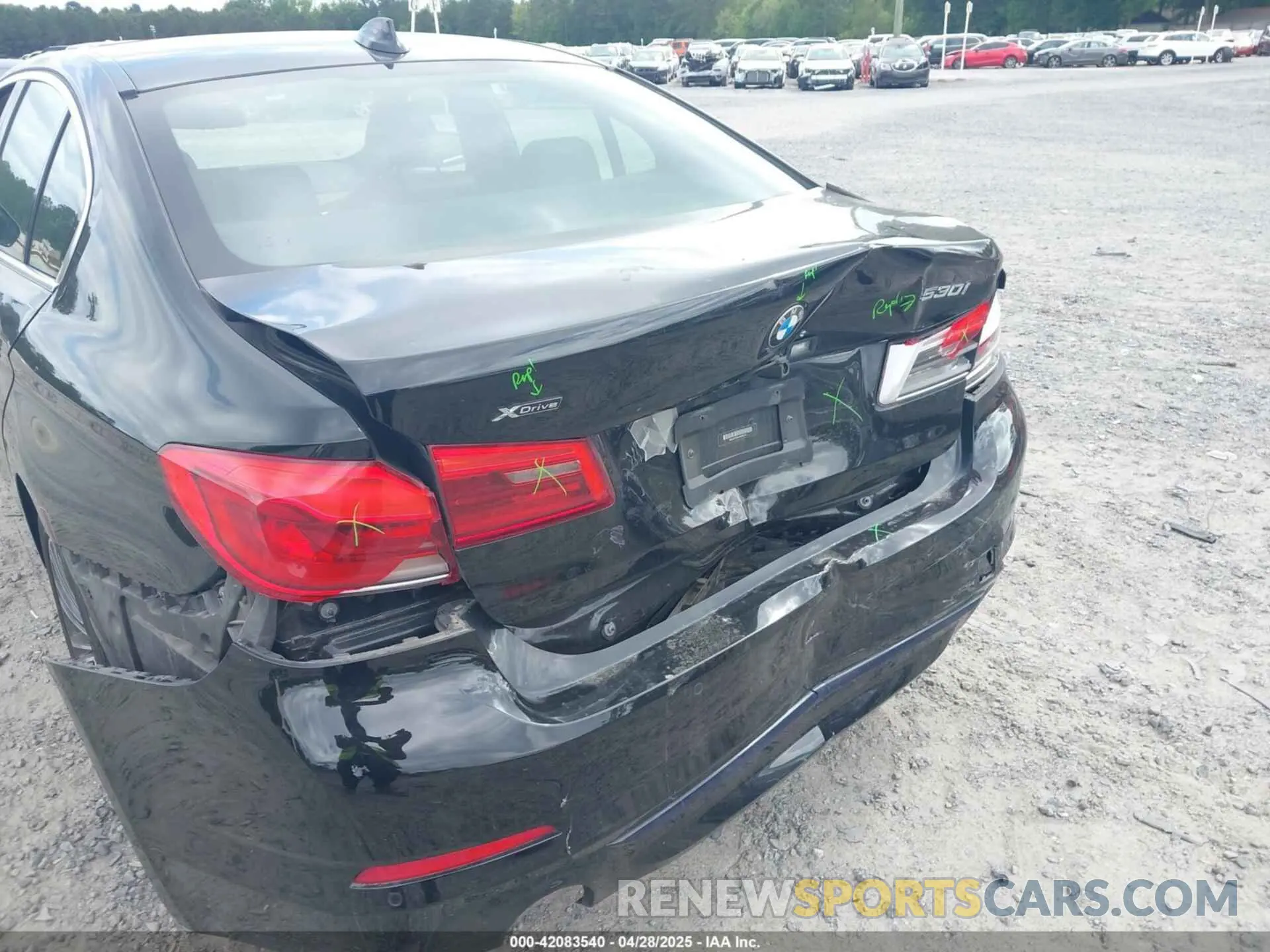 6 Photograph of a damaged car WBAJR7C06LWW65210 BMW 530I 2020