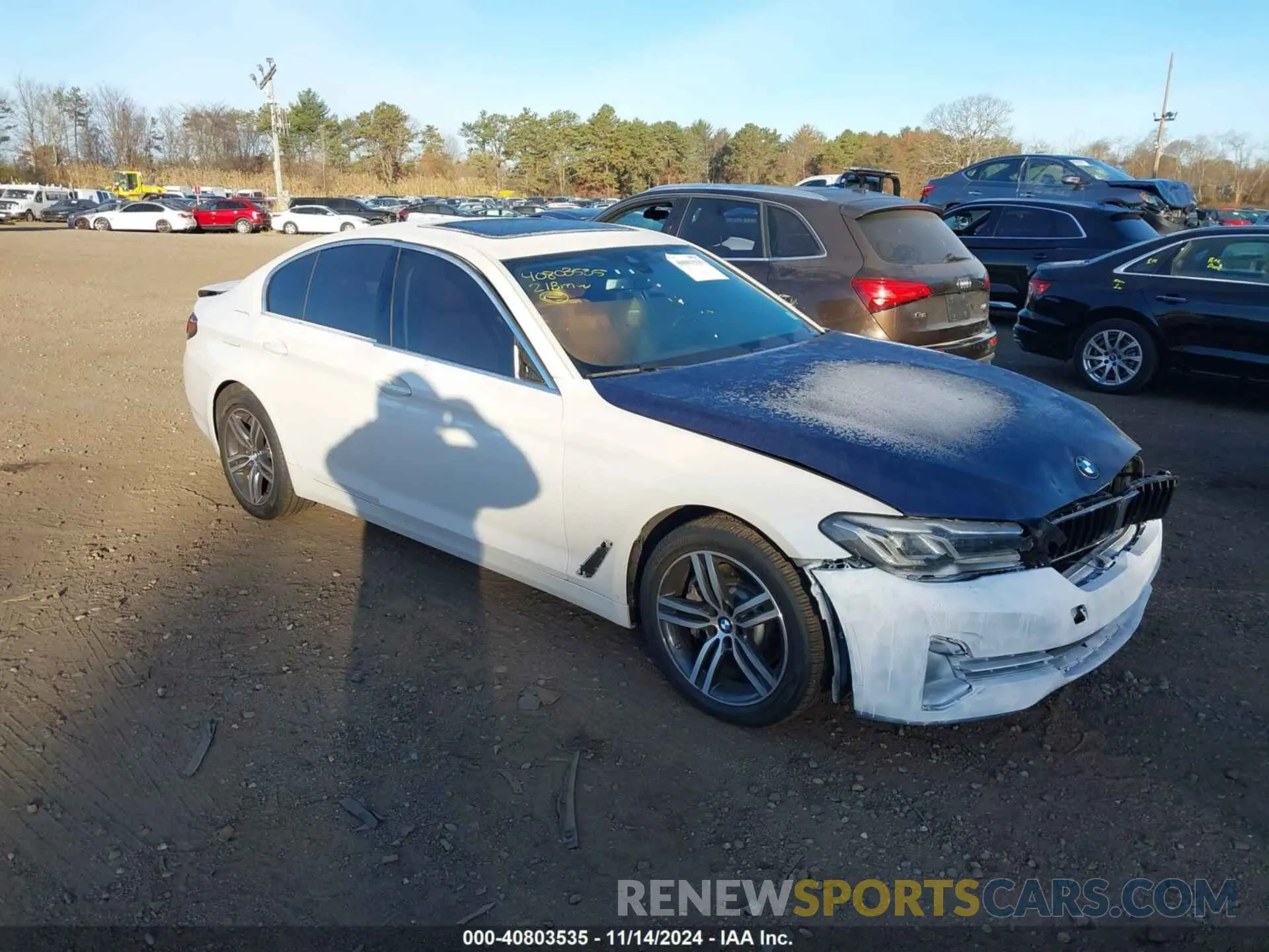 1 Photograph of a damaged car WBA13BJ01MWX10949 BMW 530I 2021