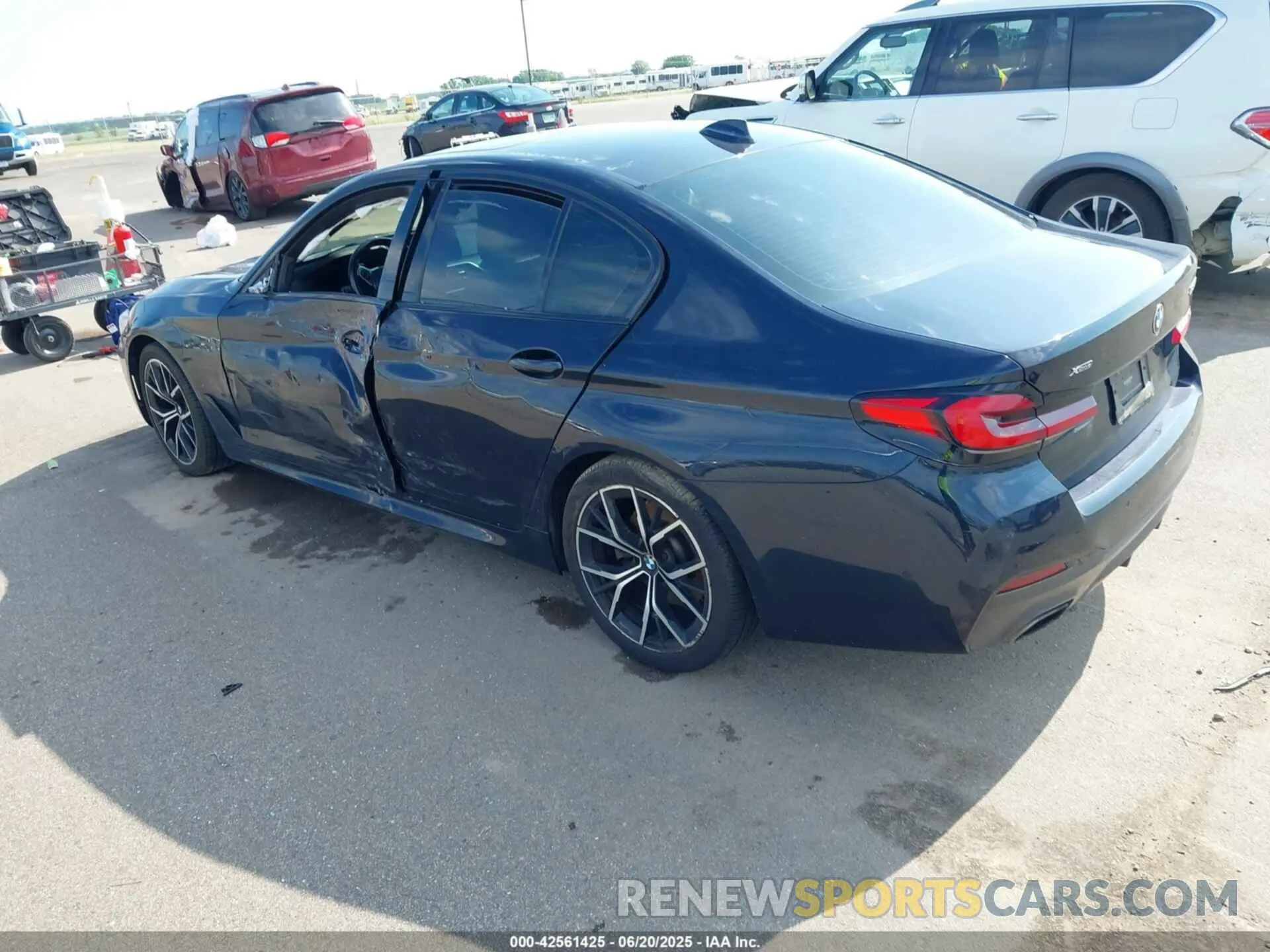 3 Photograph of a damaged car WBA13BJ04MCG25558 BMW 530I 2021