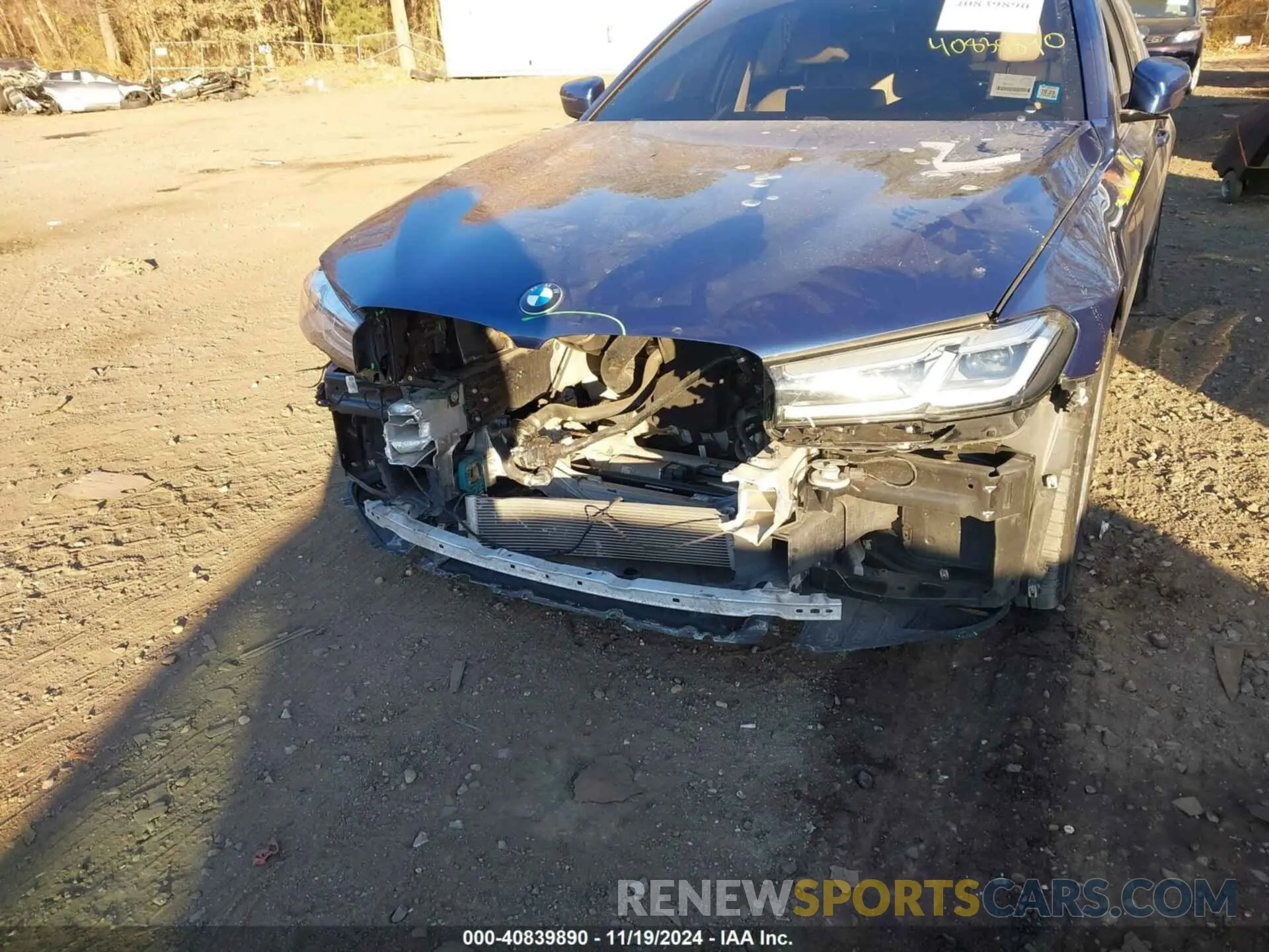 6 Фотография поврежденного автомобиля WBA13BJ05MWX33361 BMW 530I 2021