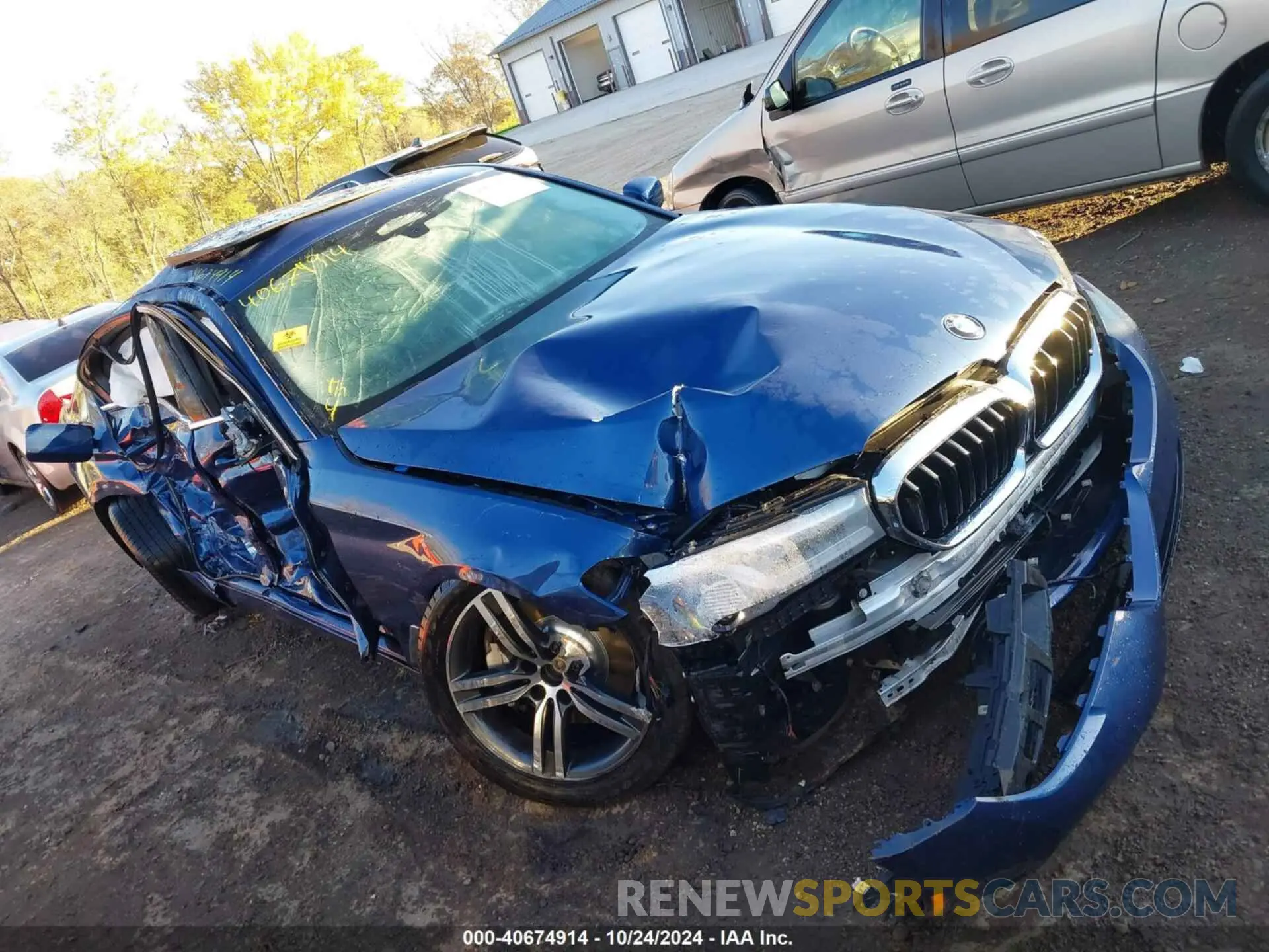 1 Фотография поврежденного автомобиля WBA13BJ08MWX26386 BMW 530I 2021