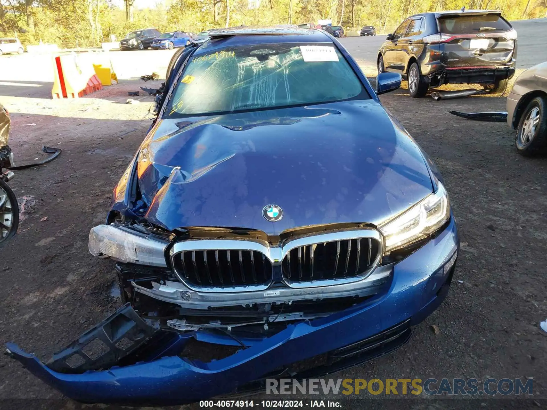 11 Фотография поврежденного автомобиля WBA13BJ08MWX26386 BMW 530I 2021