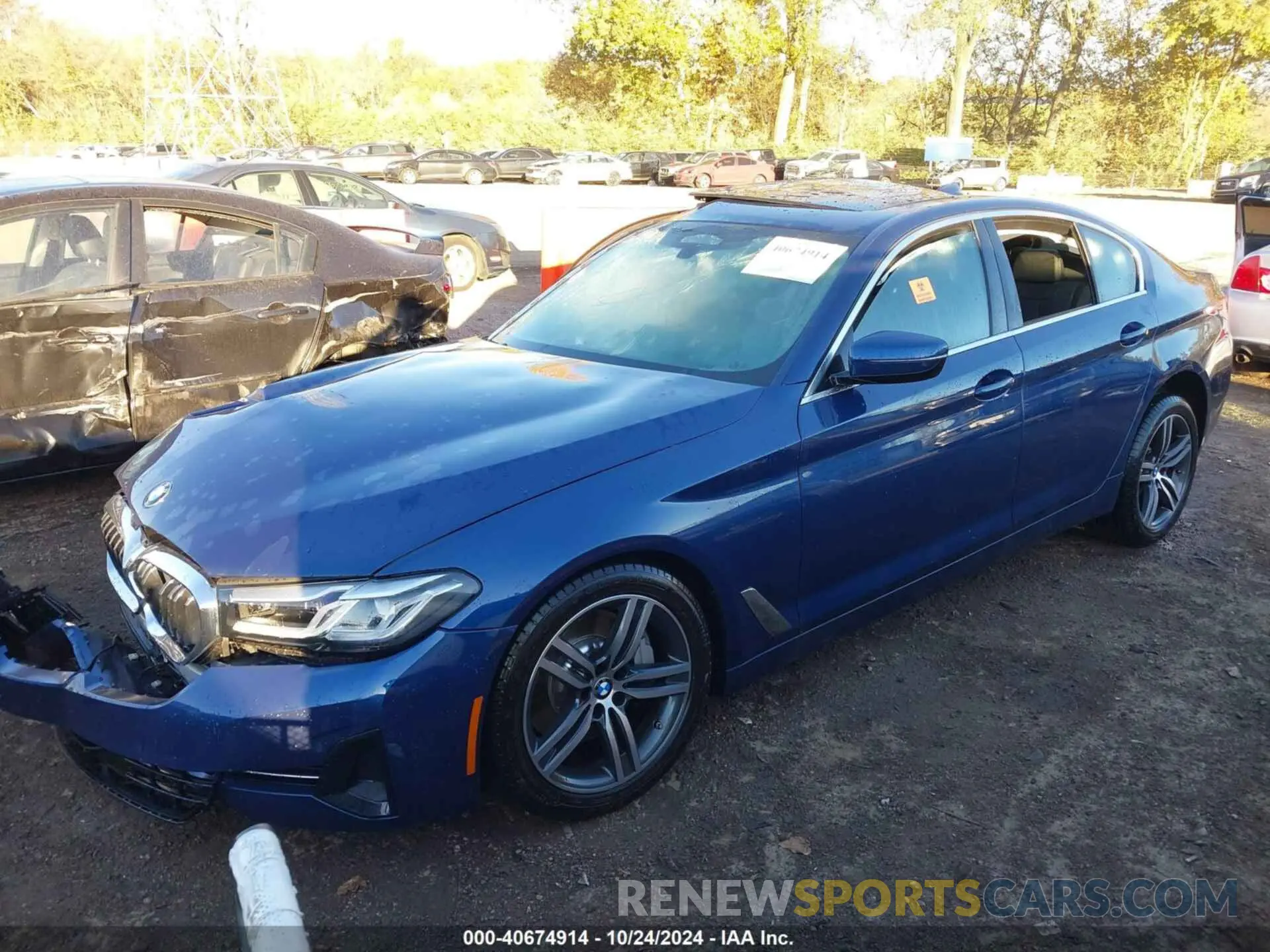 2 Фотография поврежденного автомобиля WBA13BJ08MWX26386 BMW 530I 2021
