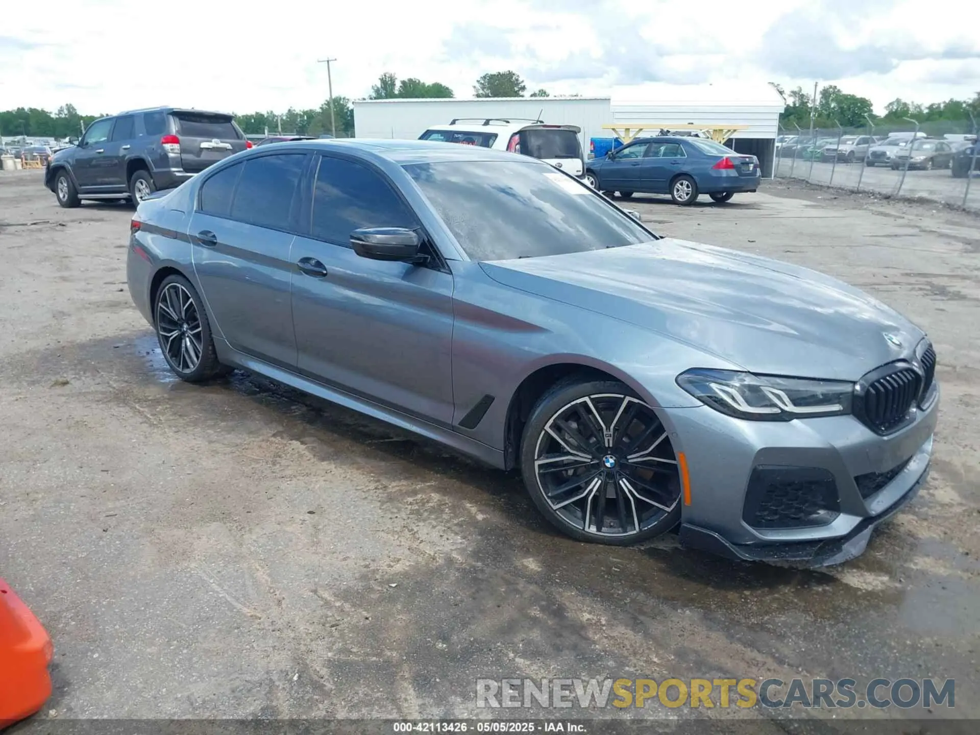 1 Photograph of a damaged car WBA13BJ0XMWW98865 BMW 530I 2021
