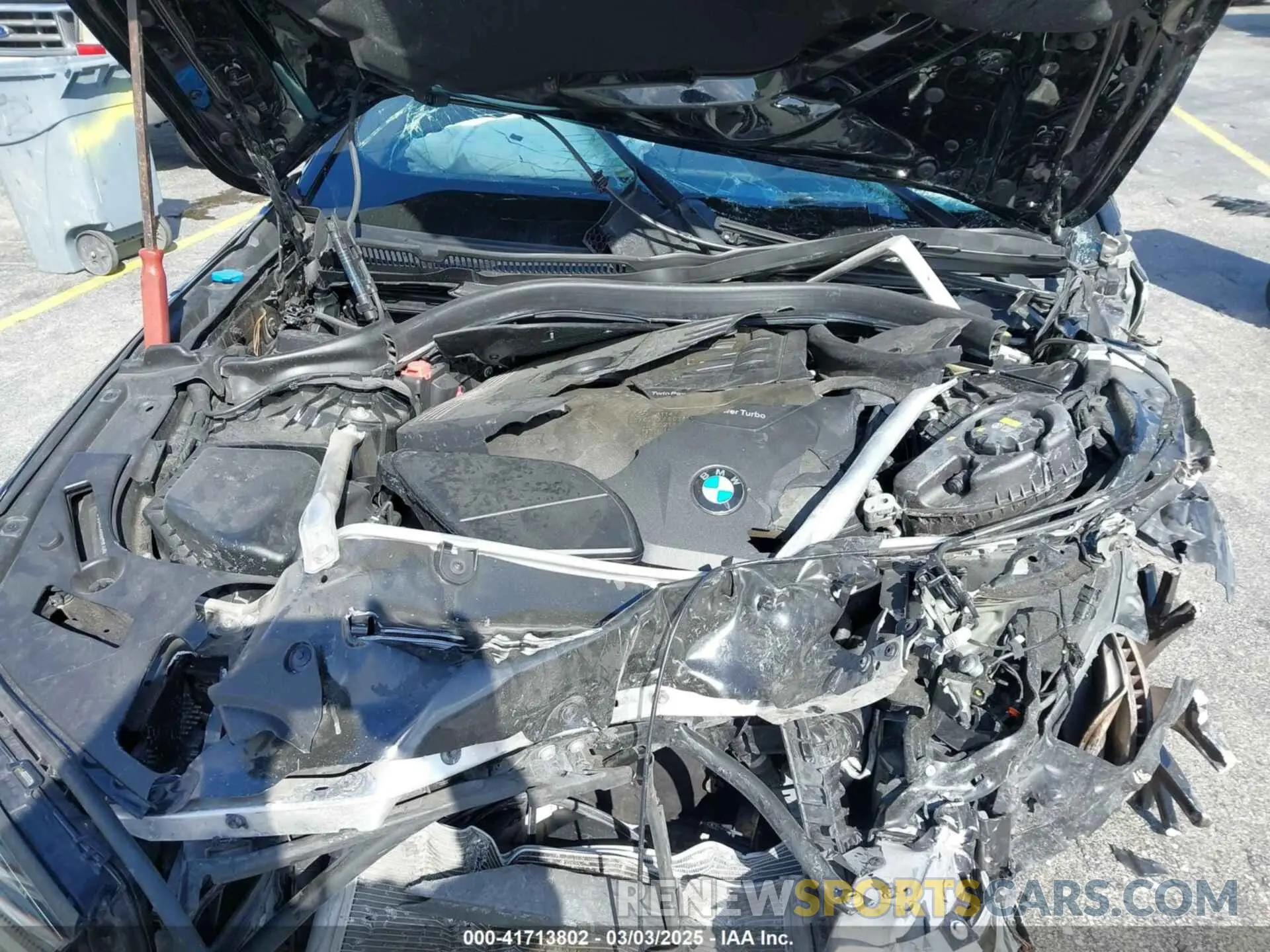 10 Фотография поврежденного автомобиля WBA53BH00MWX06009 BMW 530I 2021