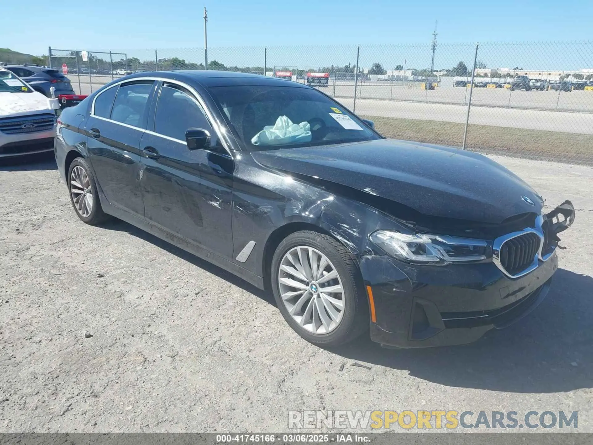1 Photograph of a damaged car WBA53BH02MCF77971 BMW 530I 2021