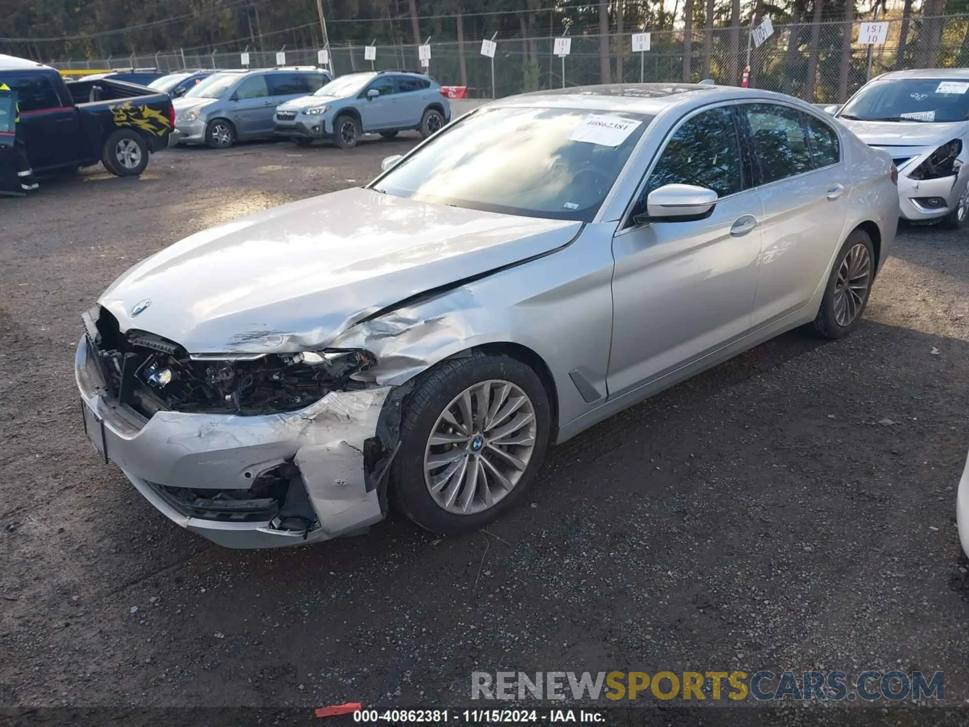 2 Photograph of a damaged car WBA53BH09MWW97018 BMW 530I 2021