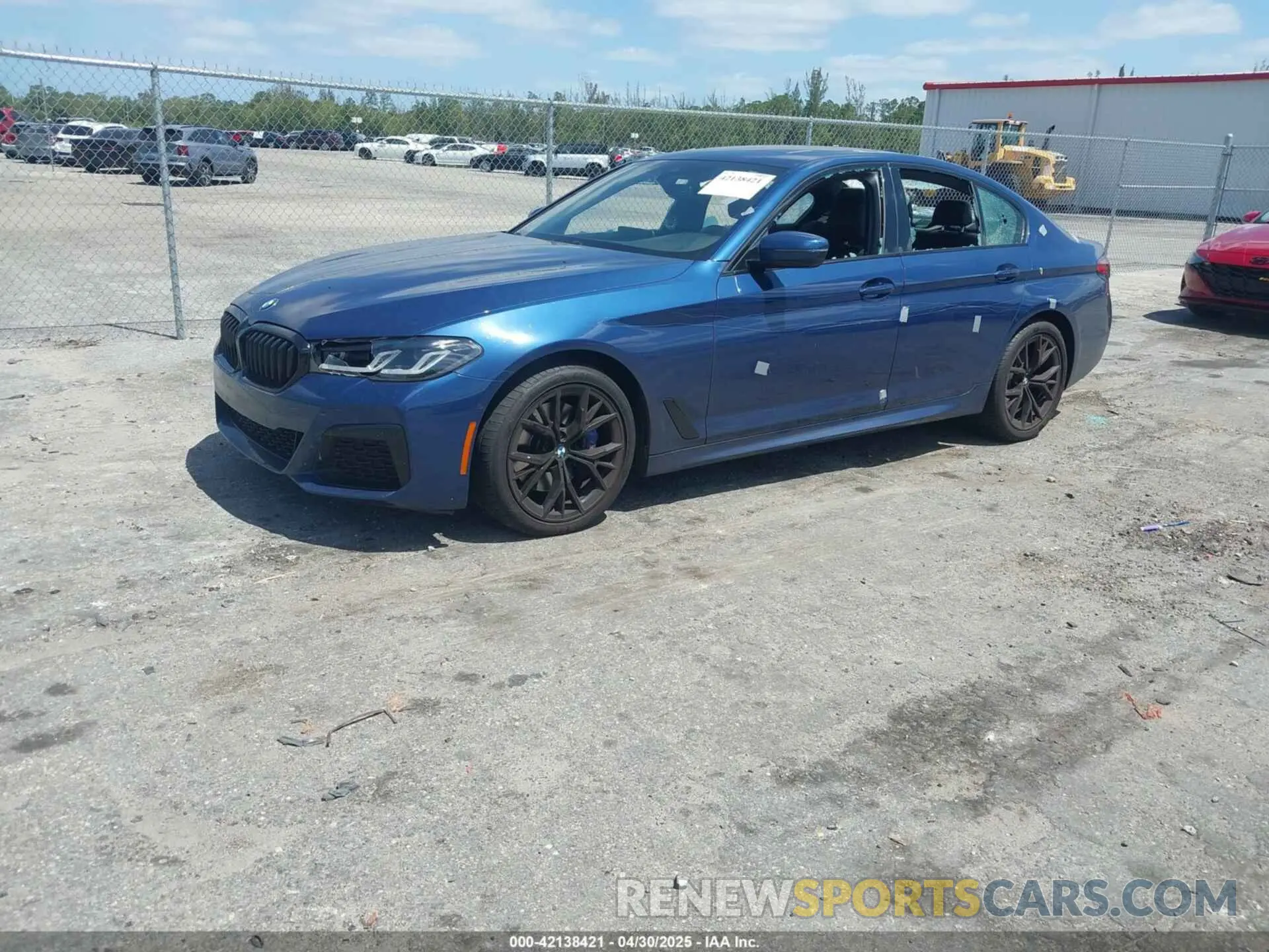 2 Фотография поврежденного автомобиля WBA53BH09MWX23682 BMW 530I 2021