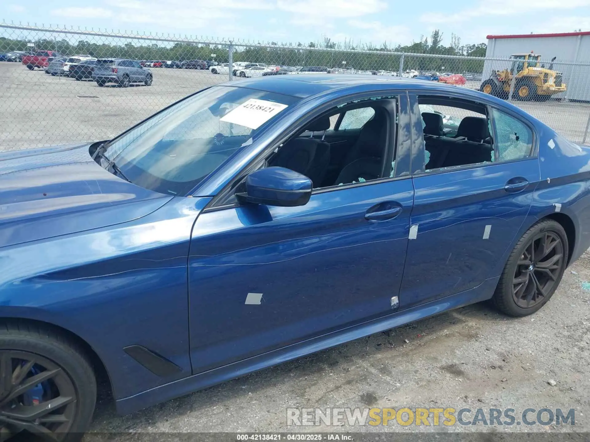 6 Фотография поврежденного автомобиля WBA53BH09MWX23682 BMW 530I 2021