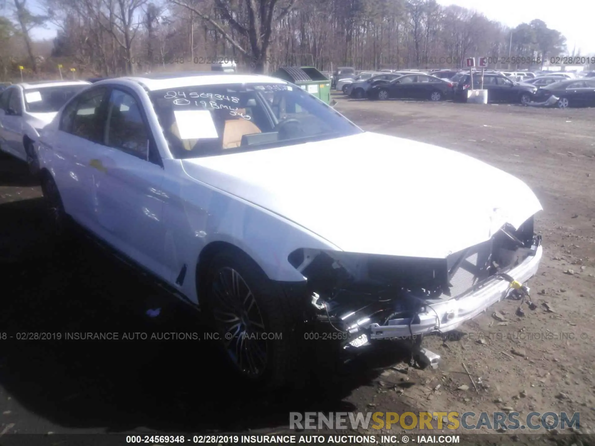 1 Photograph of a damaged car WBAJE7C59KWD55271 BMW 540 2019