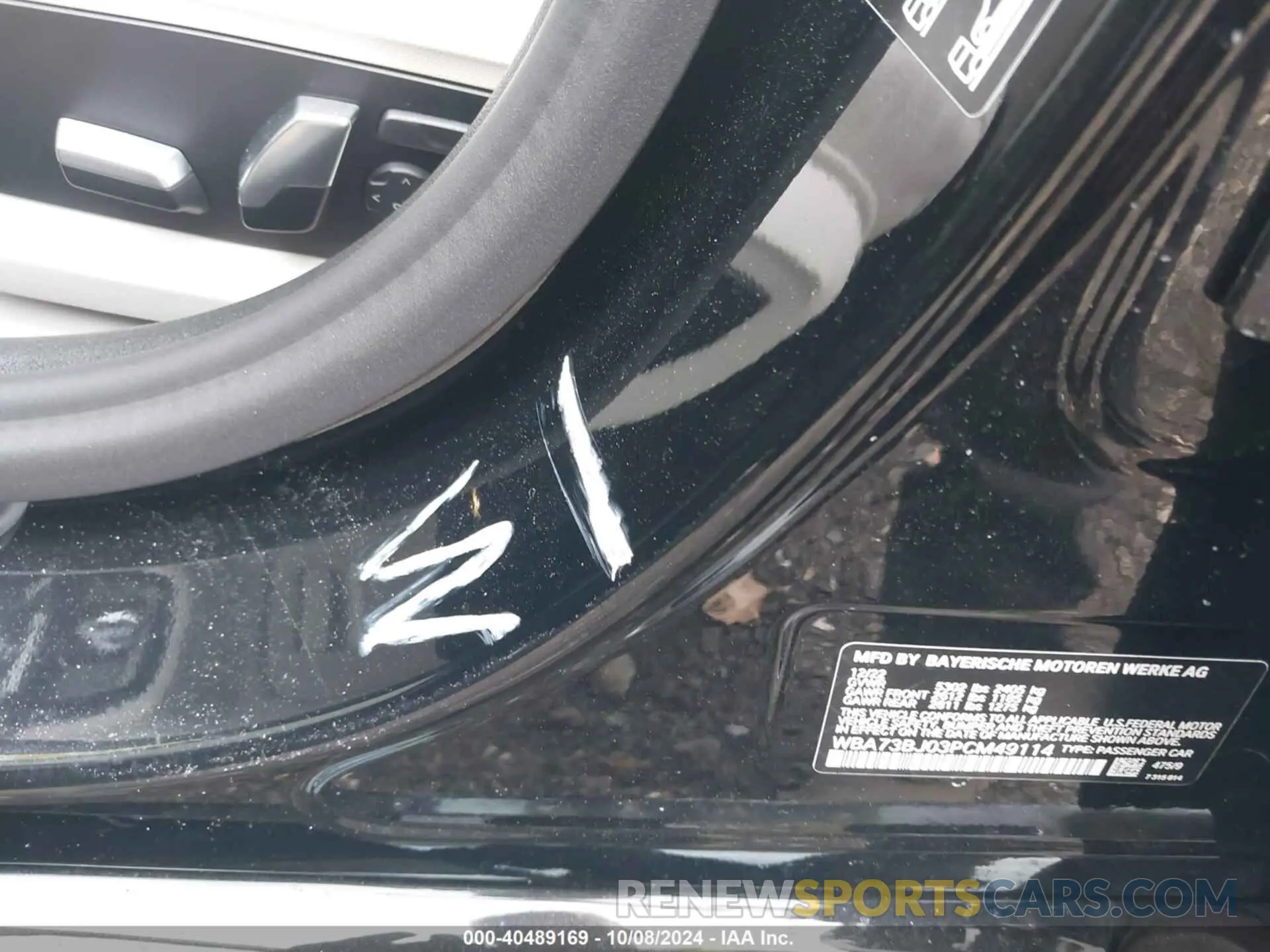 6 Photograph of a damaged car WBA73BJ03PCM49114 BMW 540 2023