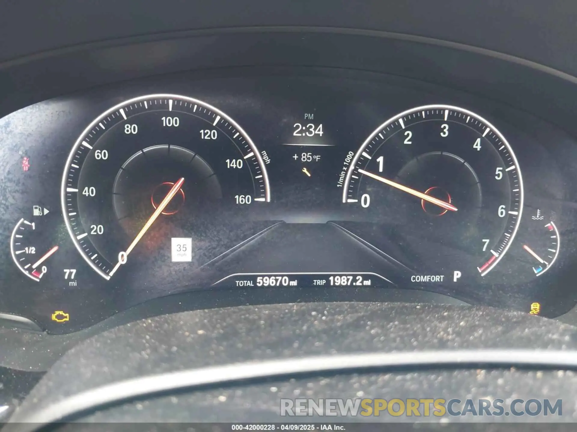 7 Photograph of a damaged car WBAJE5C51KBM76918 BMW 540I 2019