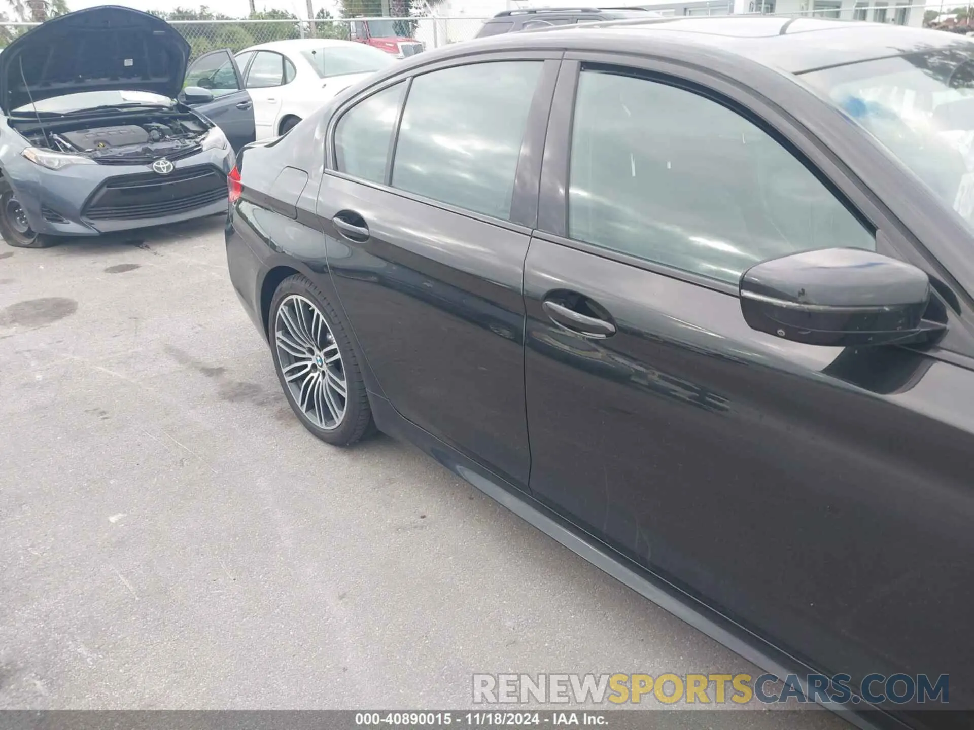 15 Фотография поврежденного автомобиля WBAJE5C55KWW02805 BMW 540I 2019