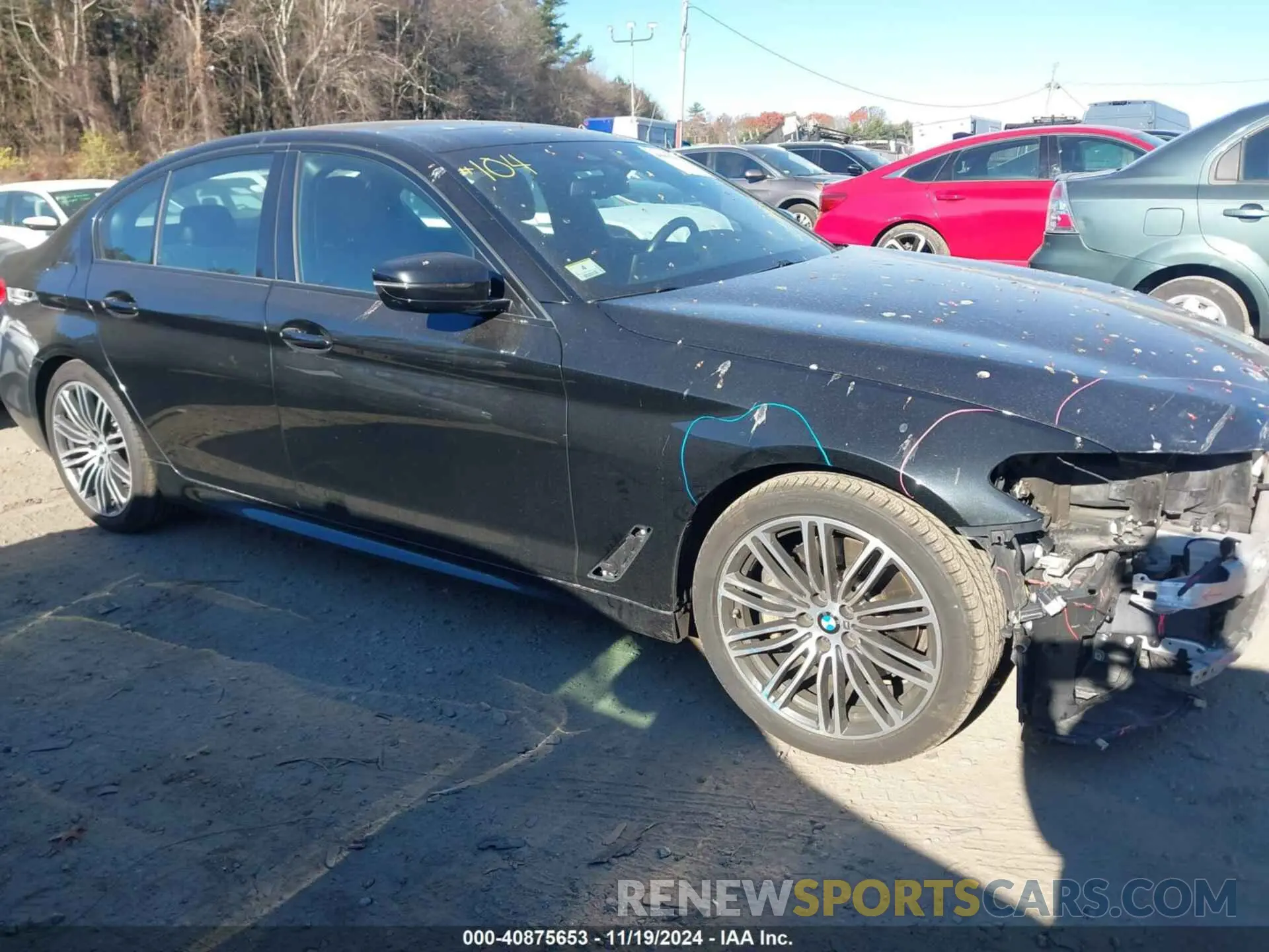 13 Фотография поврежденного автомобиля WBAJE7C50KWW29552 BMW 540I 2019