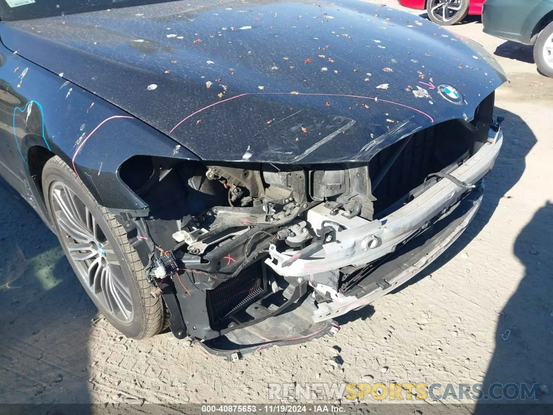6 Фотография поврежденного автомобиля WBAJE7C50KWW29552 BMW 540I 2019