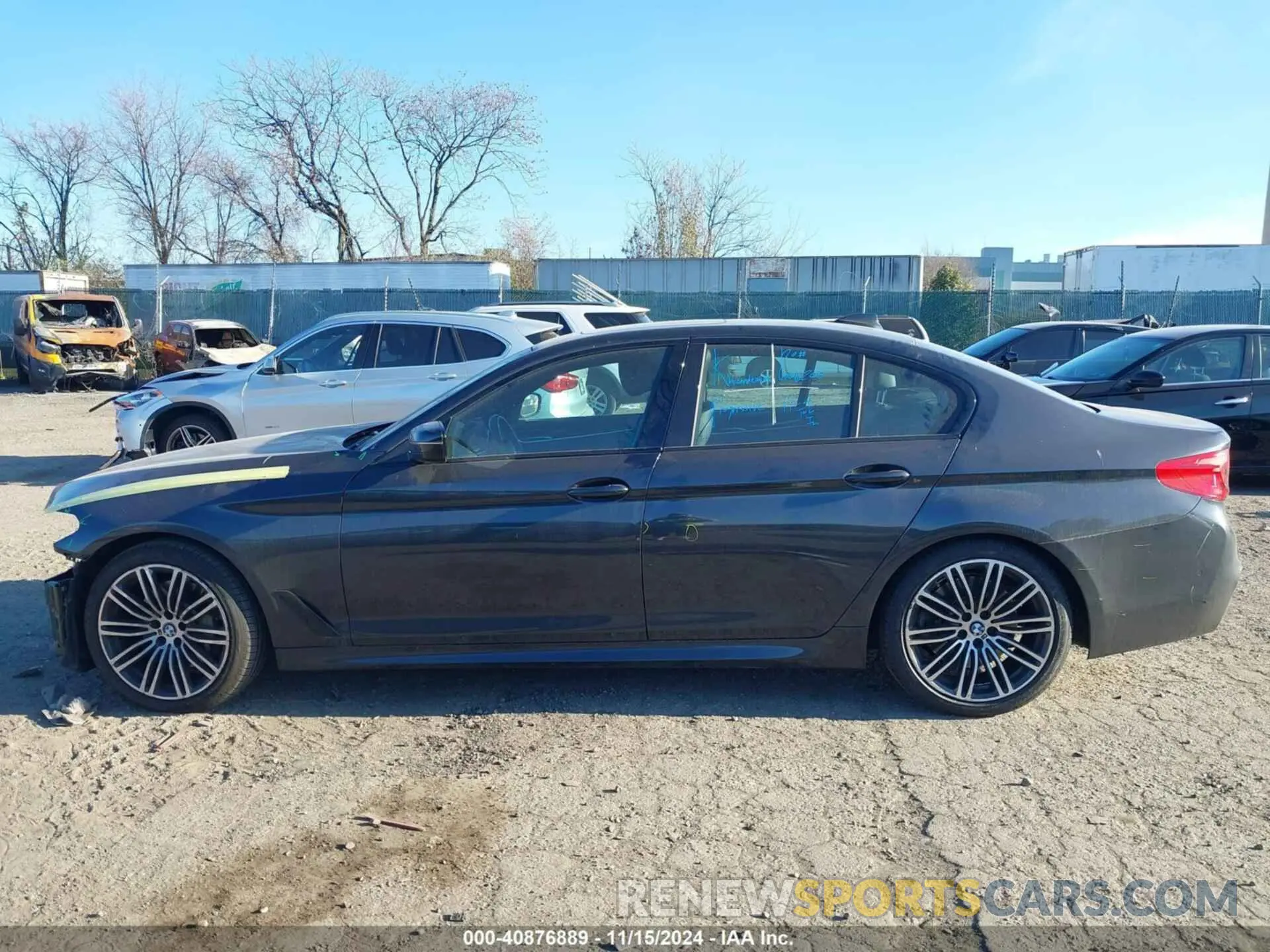 14 Фотография поврежденного автомобиля WBAJE7C54KWW20174 BMW 540I 2019