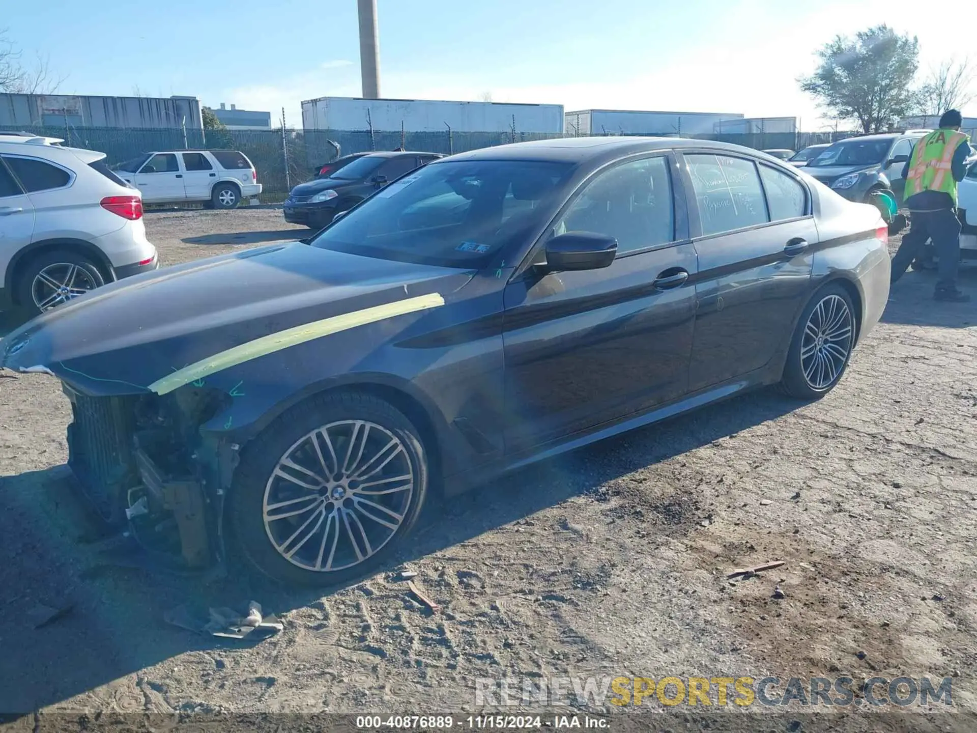 2 Фотография поврежденного автомобиля WBAJE7C54KWW20174 BMW 540I 2019