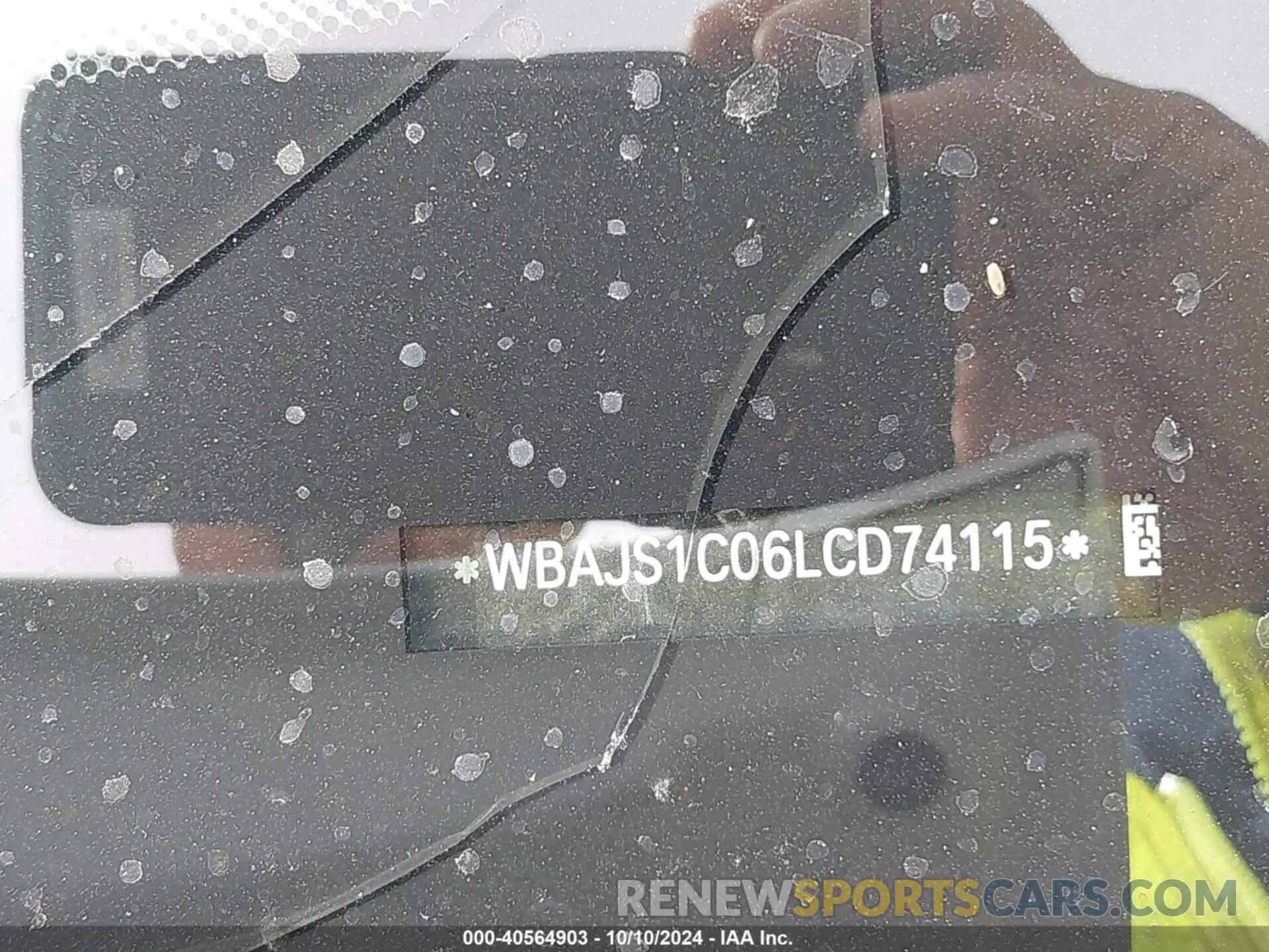 9 Фотография поврежденного автомобиля WBAJS1C06LCD74115 BMW 540I 2020