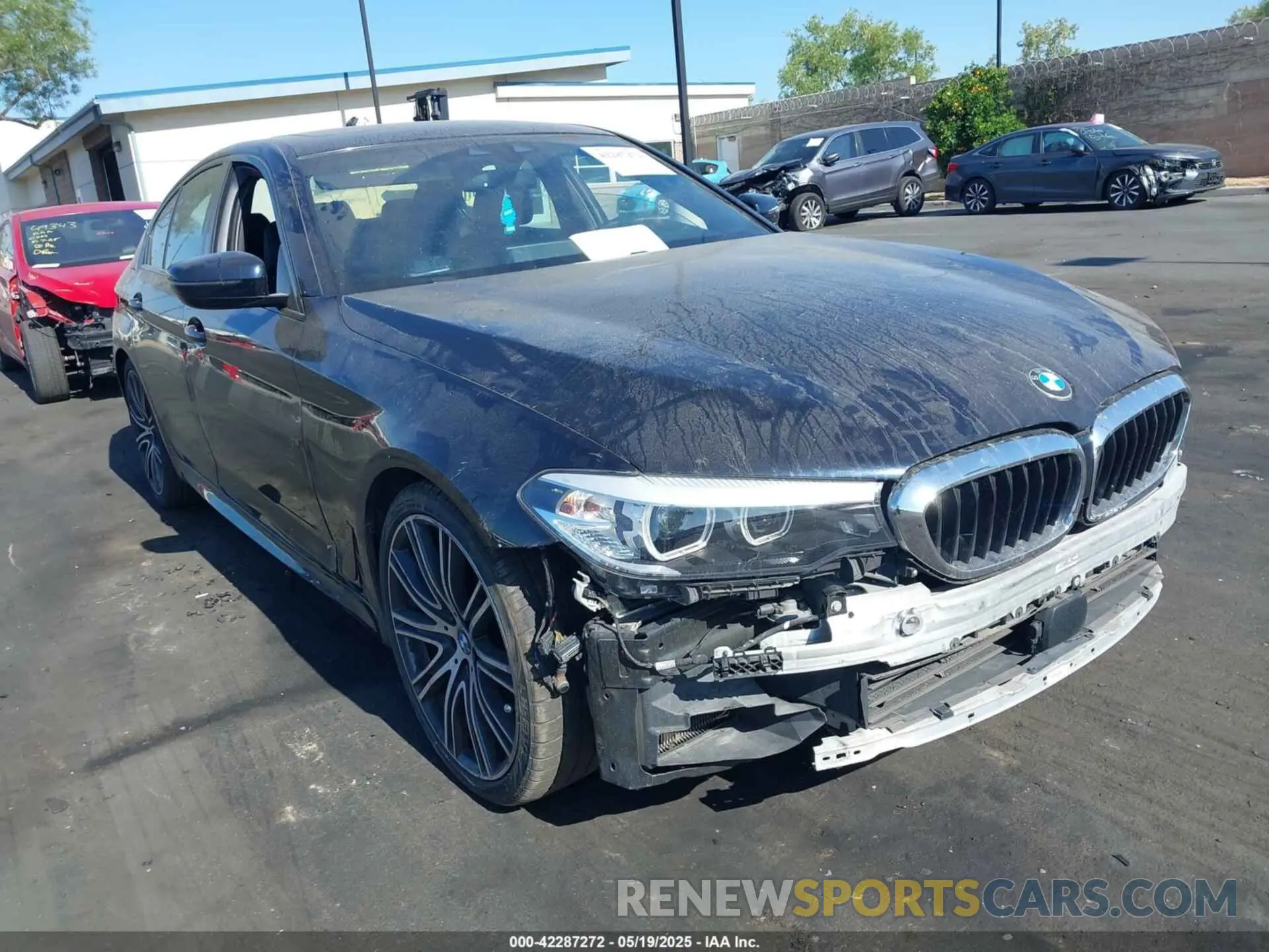1 Photograph of a damaged car WBAJS1C09LWW80348 BMW 540I 2020
