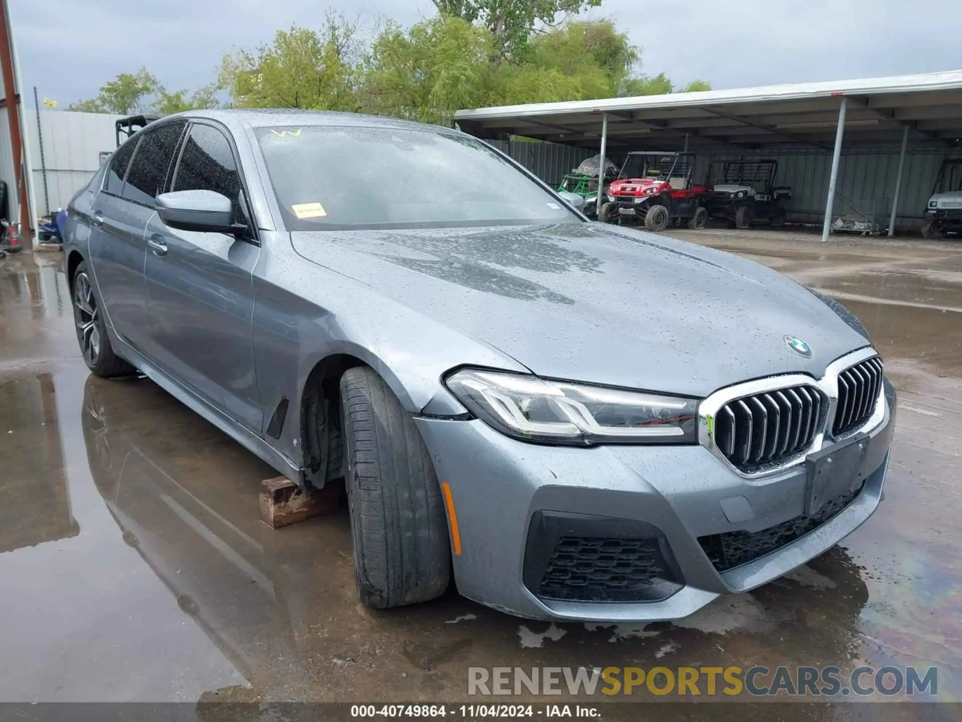 1 Фотография поврежденного автомобиля WBA53BJ07MWX03683 BMW 540I 2021