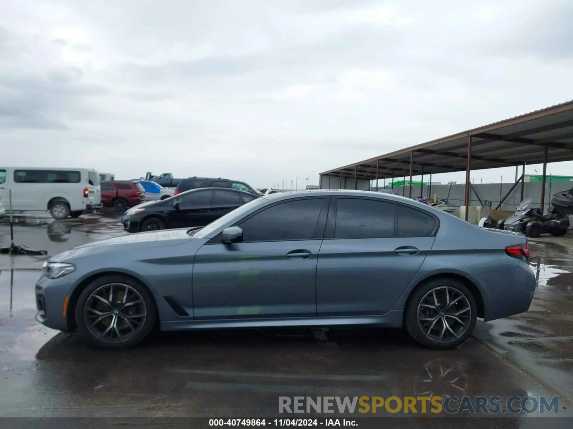 14 Фотография поврежденного автомобиля WBA53BJ07MWX03683 BMW 540I 2021