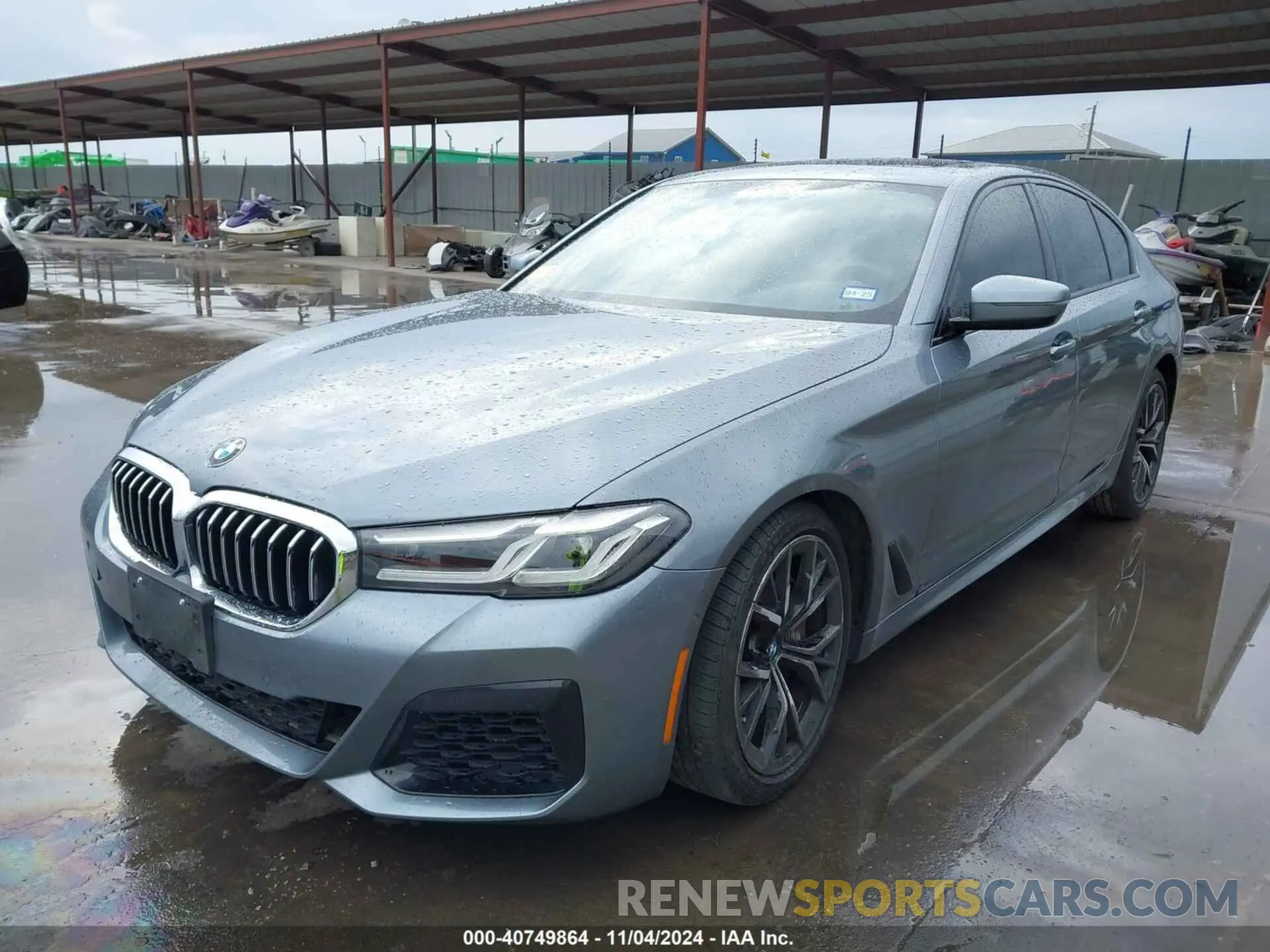 2 Фотография поврежденного автомобиля WBA53BJ07MWX03683 BMW 540I 2021