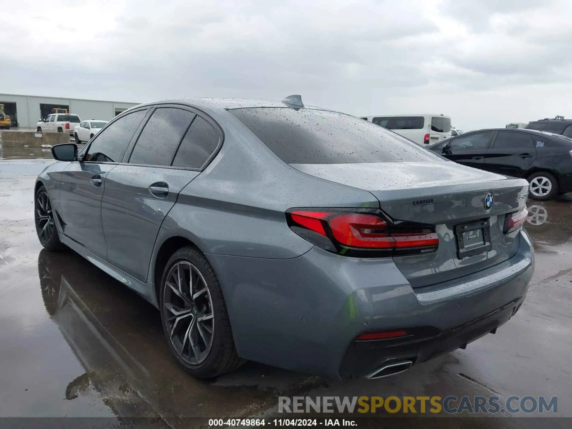 3 Фотография поврежденного автомобиля WBA53BJ07MWX03683 BMW 540I 2021