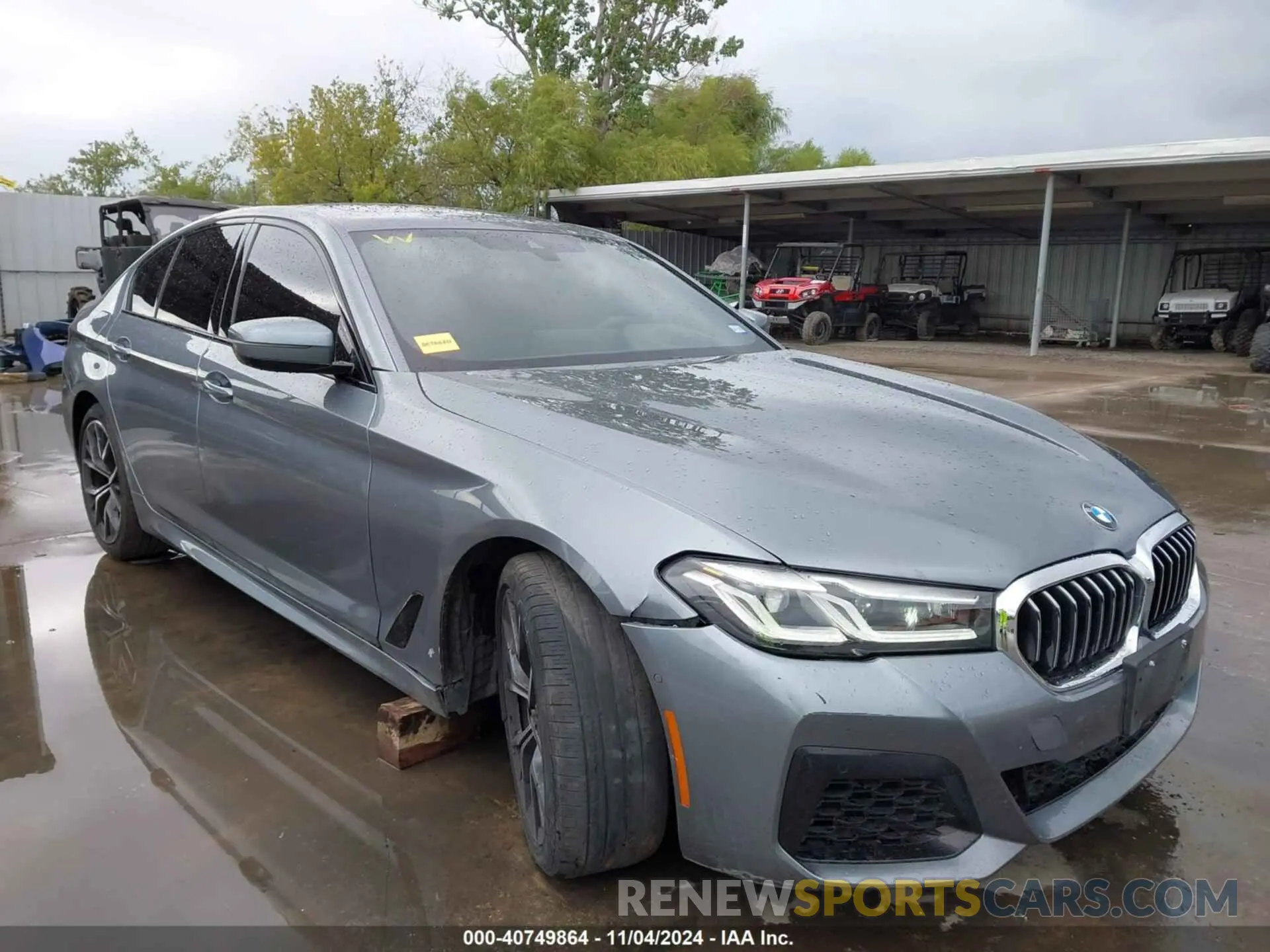 6 Фотография поврежденного автомобиля WBA53BJ07MWX03683 BMW 540I 2021