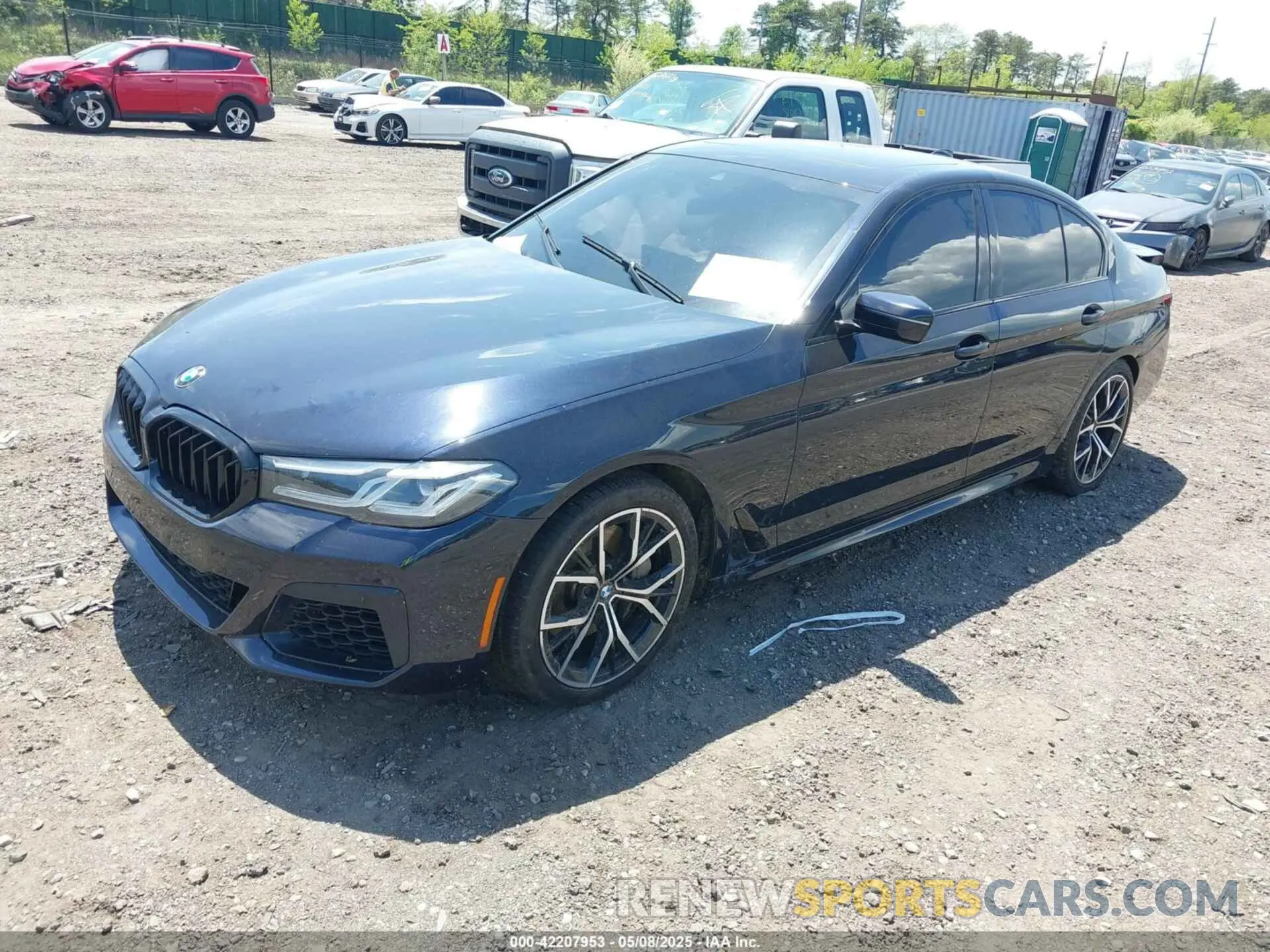 2 Photograph of a damaged car WBA73BJ04MWX34365 BMW 540I 2021