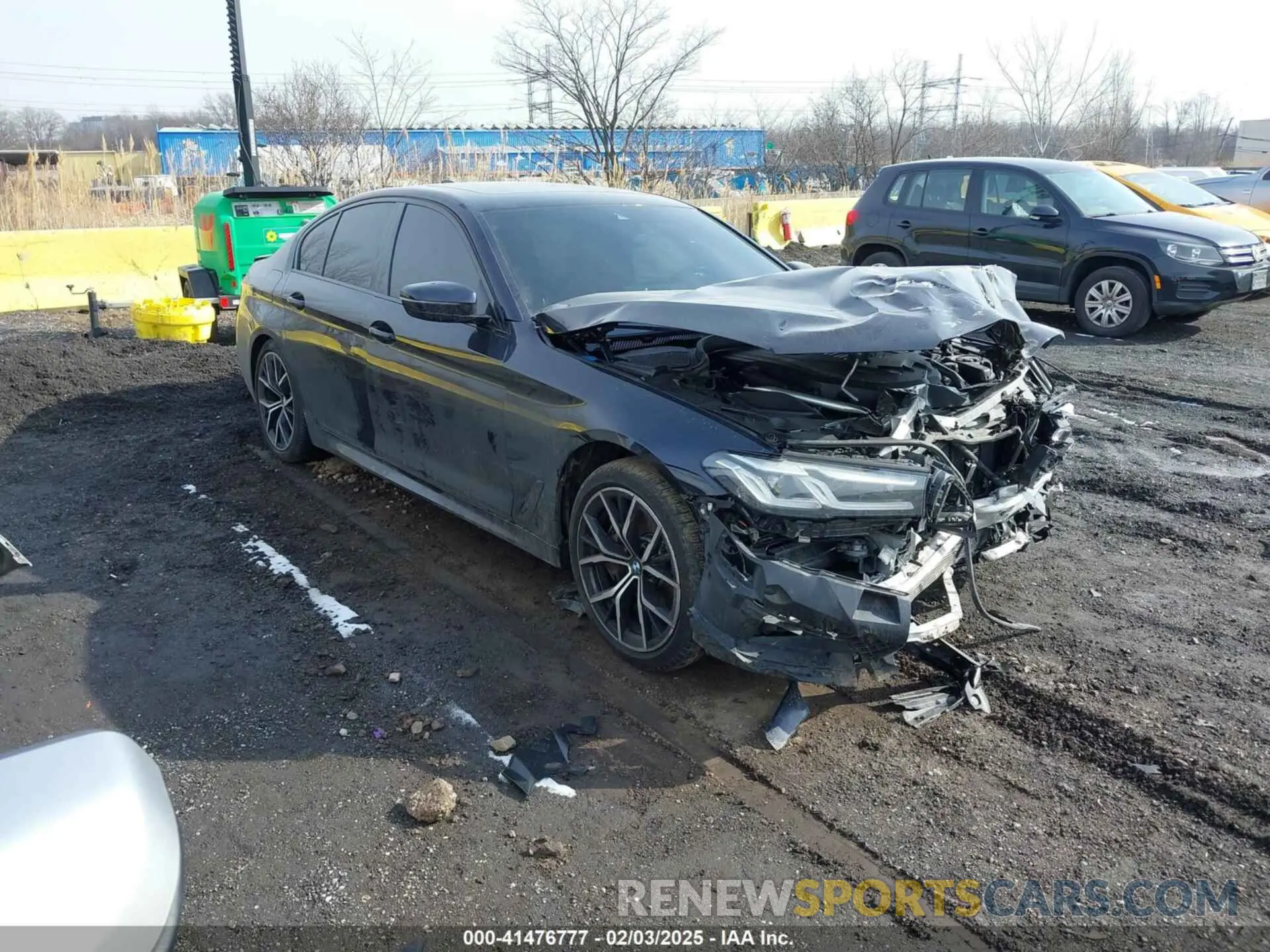 1 Photograph of a damaged car WBA73BJ07MWW98297 BMW 540I 2021