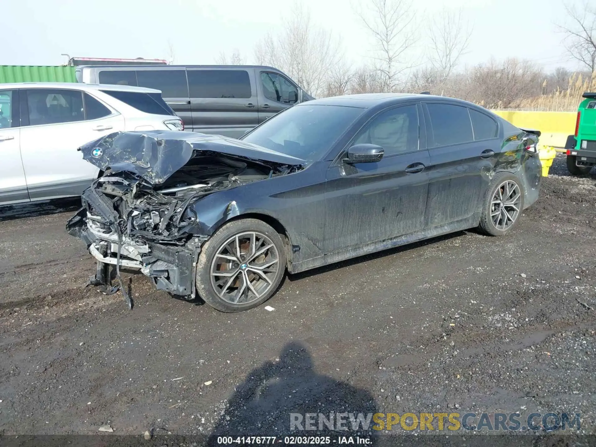 2 Photograph of a damaged car WBA73BJ07MWW98297 BMW 540I 2021