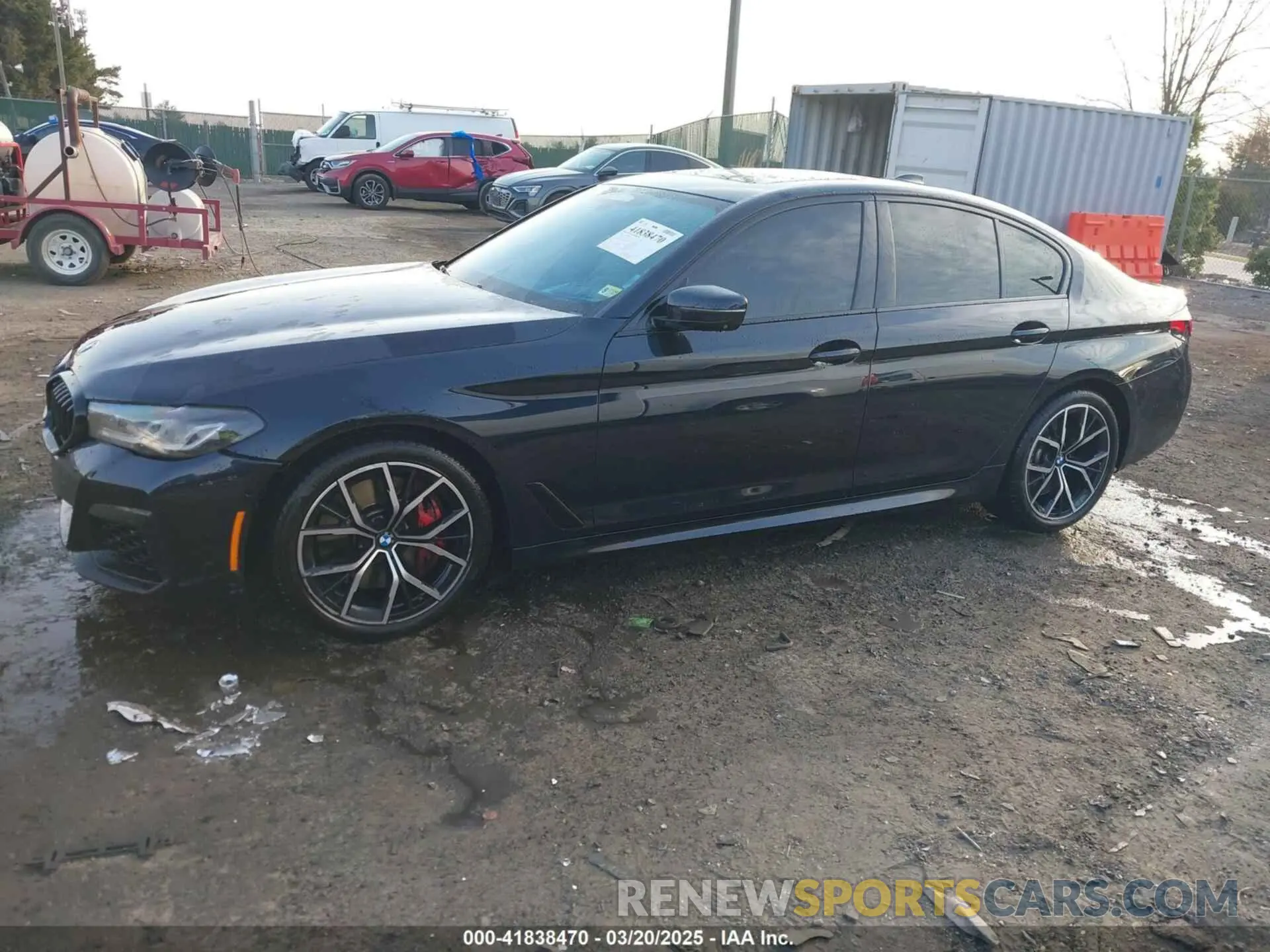 14 Фотография поврежденного автомобиля WBA73BJ07MWX24039 BMW 540I 2021