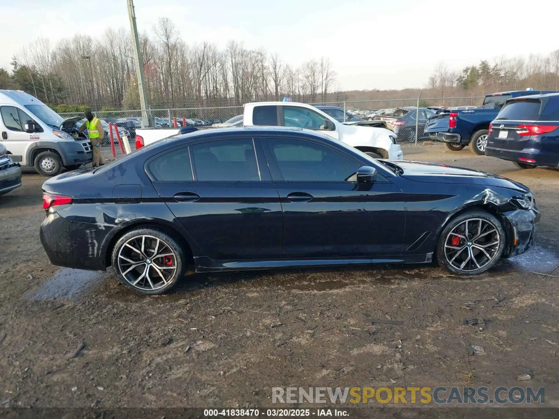 6 Фотография поврежденного автомобиля WBA73BJ07MWX24039 BMW 540I 2021