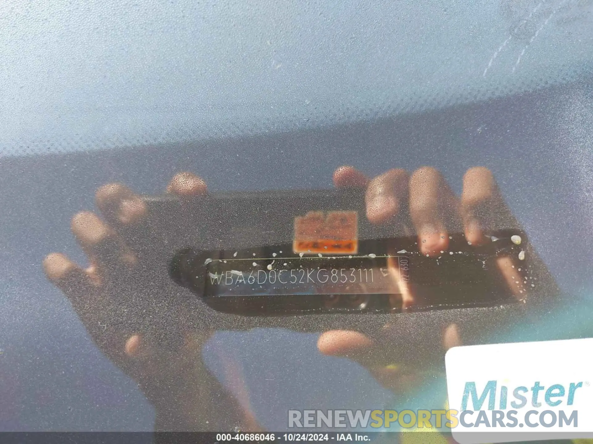 9 Photograph of a damaged car WBA6D0C52KG853111 BMW 640I GRAN COUPE 2019