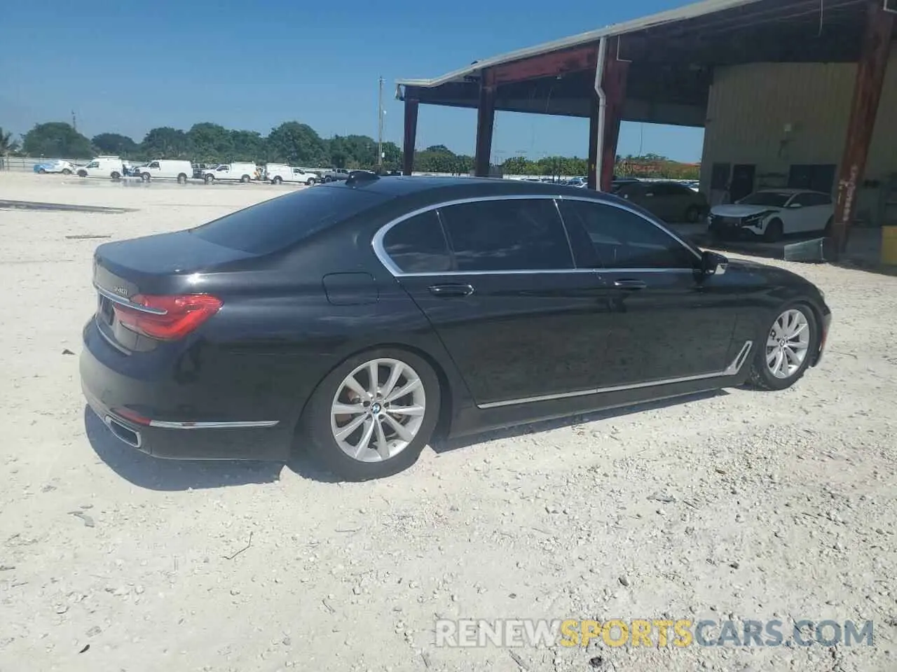 3 Photograph of a damaged car WBA7E2C50KB216552 BMW 7 SERIES 2019