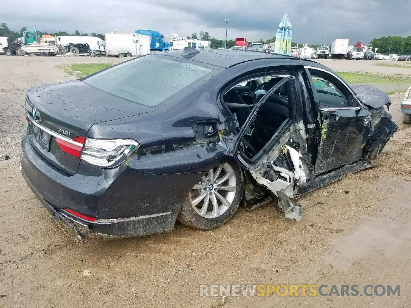 4 Фотография поврежденного автомобиля WBA7E2C52KB216567 BMW 7 SERIES 2019