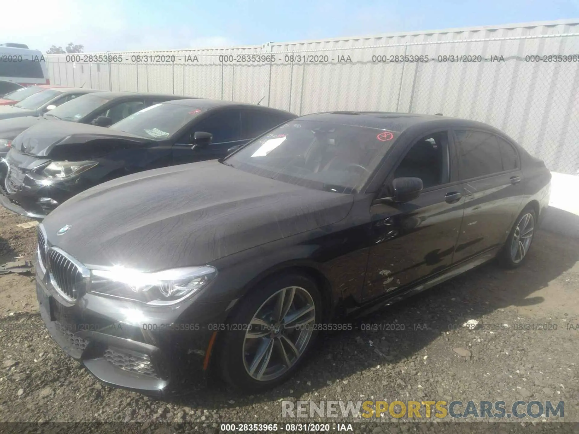 2 Photograph of a damaged car WBA7E2C57KB218122 BMW 7 SERIES 2019