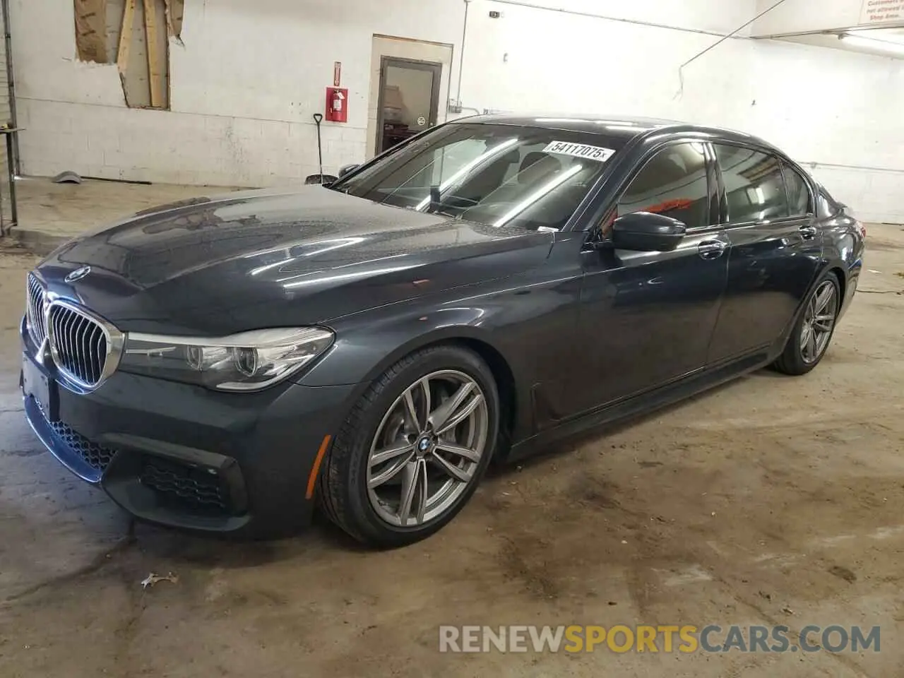 1 Photograph of a damaged car WBA7E4C51KGV70174 BMW 7 SERIES 2019