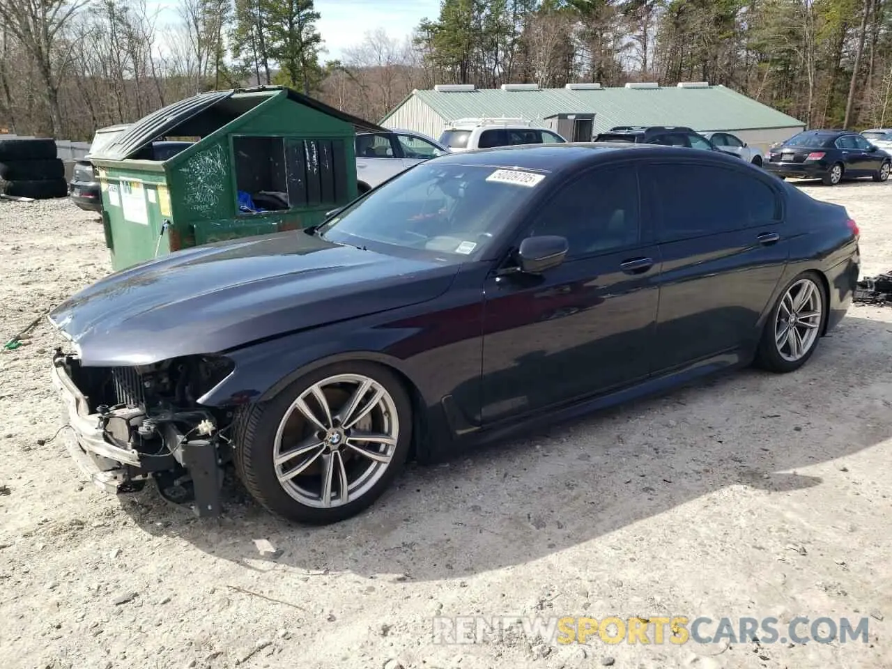 1 Photograph of a damaged car WBA7E4C51KGV70305 BMW 7 SERIES 2019
