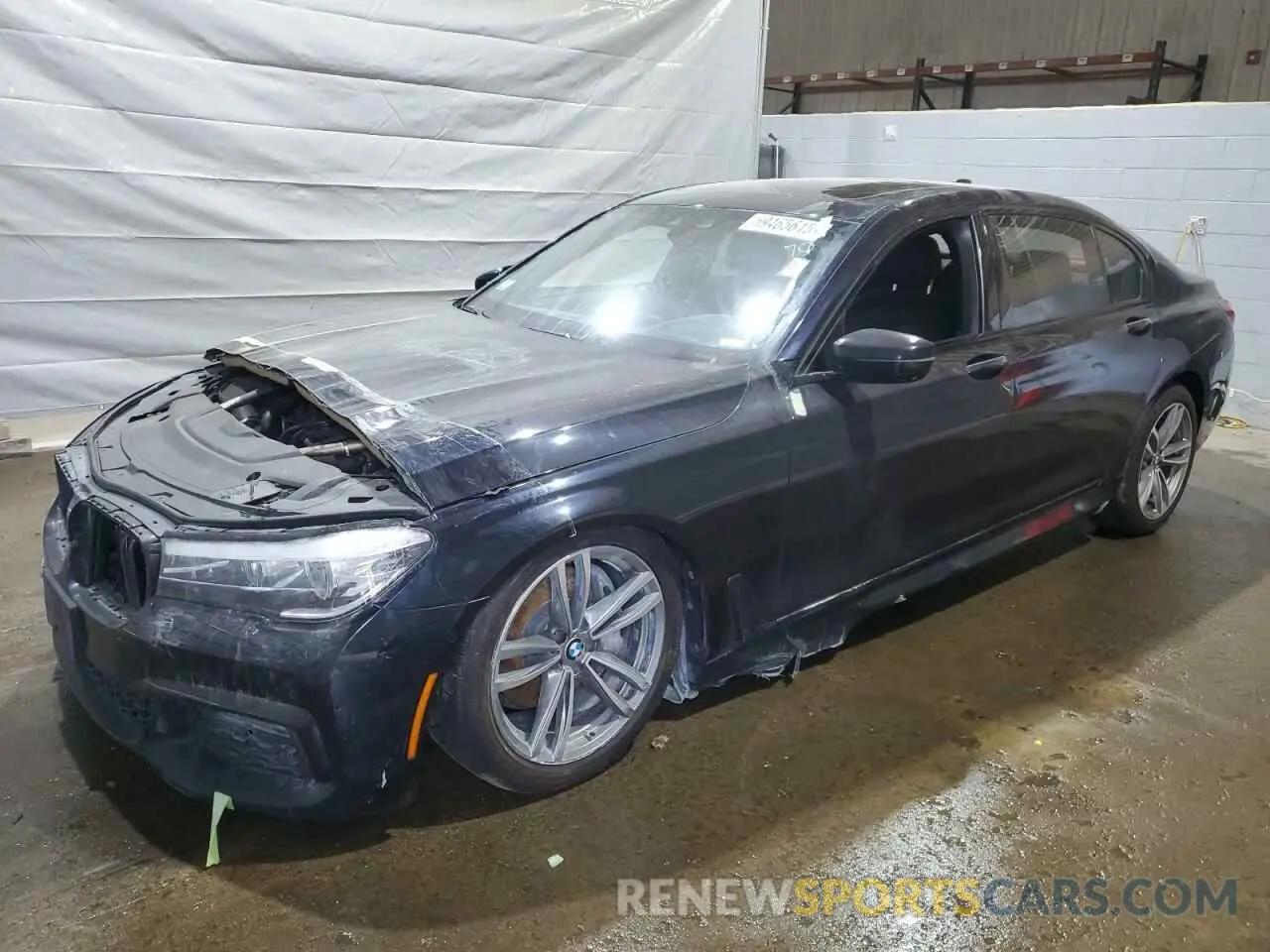 1 Photograph of a damaged car WBA7E4C58KGV70026 BMW 7 SERIES 2019