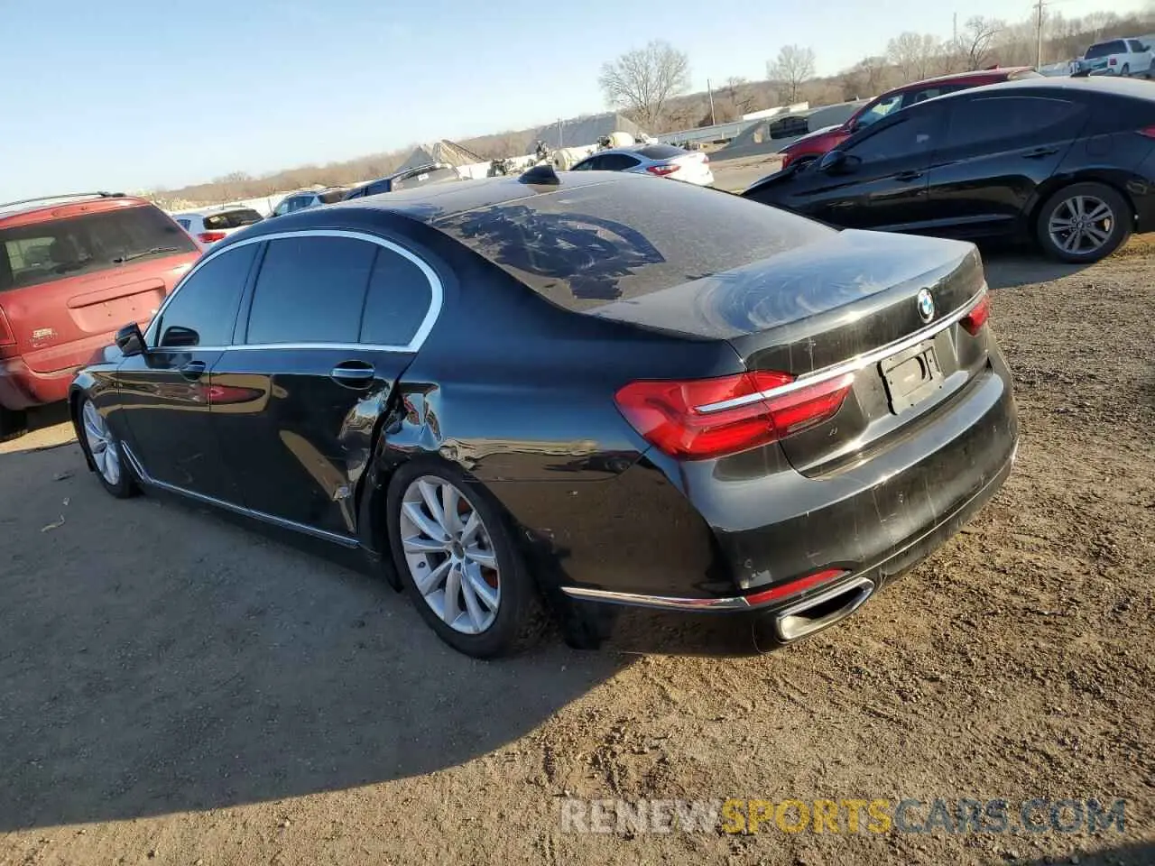 2 Photograph of a damaged car WBA7E4C5XKGV28201 BMW 7 SERIES 2019