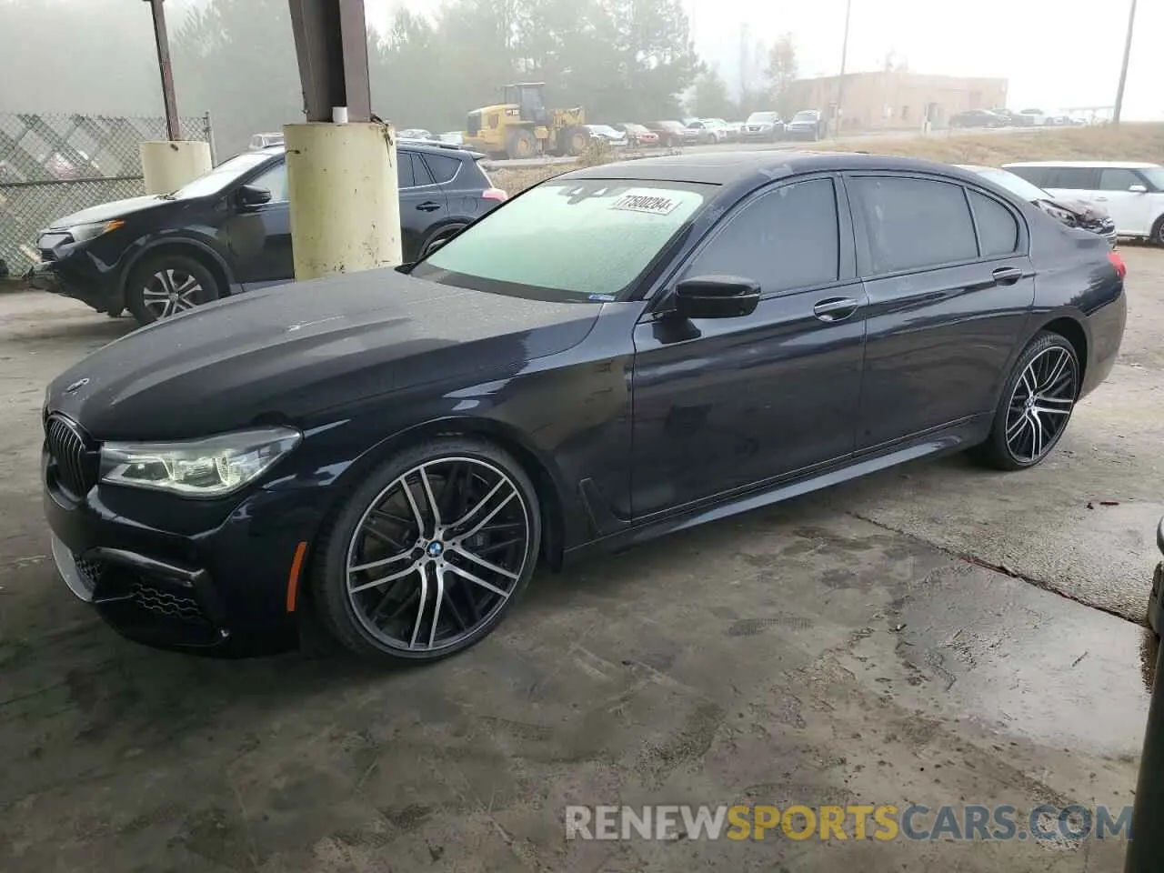 1 Фотография поврежденного автомобиля WBA7F0C5XKGM25026 BMW 7 SERIES 2019