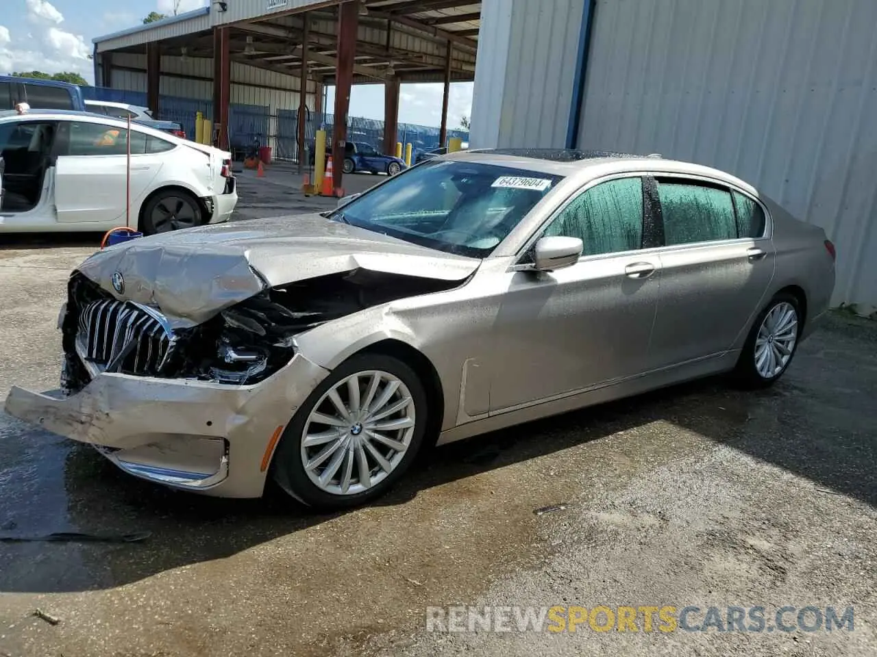 1 Фотография поврежденного автомобиля WBA7T2C0XLCD68668 BMW 7 SERIES 2020