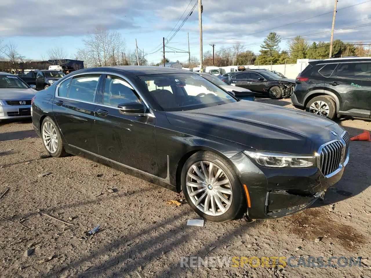 4 Фотография поврежденного автомобиля WBA7T4C04LCD18344 BMW 7 SERIES 2020