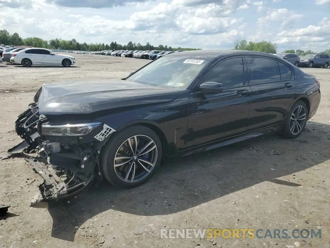 1 Photograph of a damaged car WBA7U2C01LGM27755 BMW 7 SERIES 2020