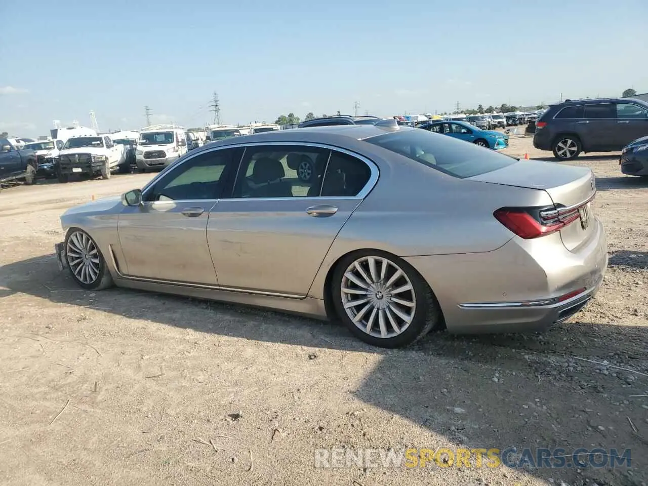 2 Фотография поврежденного автомобиля WBA7T2C02MCF77517 BMW 7 SERIES 2021