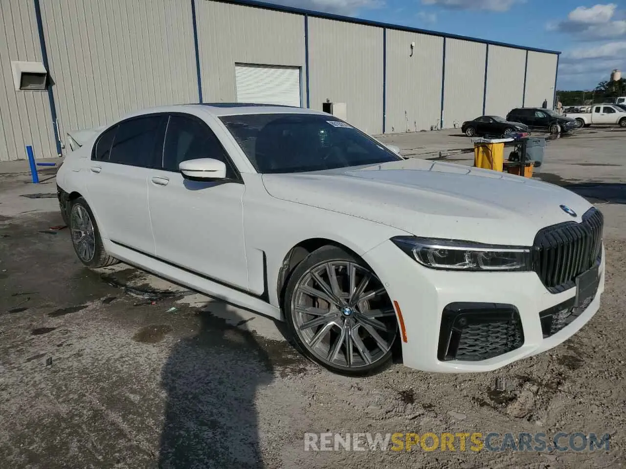 4 Фотография поврежденного автомобиля WBA7T2C07MCF70448 BMW 7 SERIES 2021