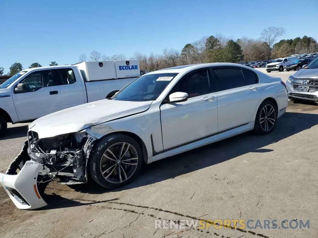 1 Фотография поврежденного автомобиля WBA7U2C03MCE90593 BMW 7 SERIES 2021