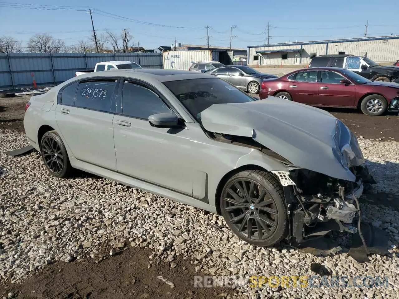 4 Фотография поврежденного автомобиля WBA7U2C08MCG03857 BMW 7 SERIES 2021